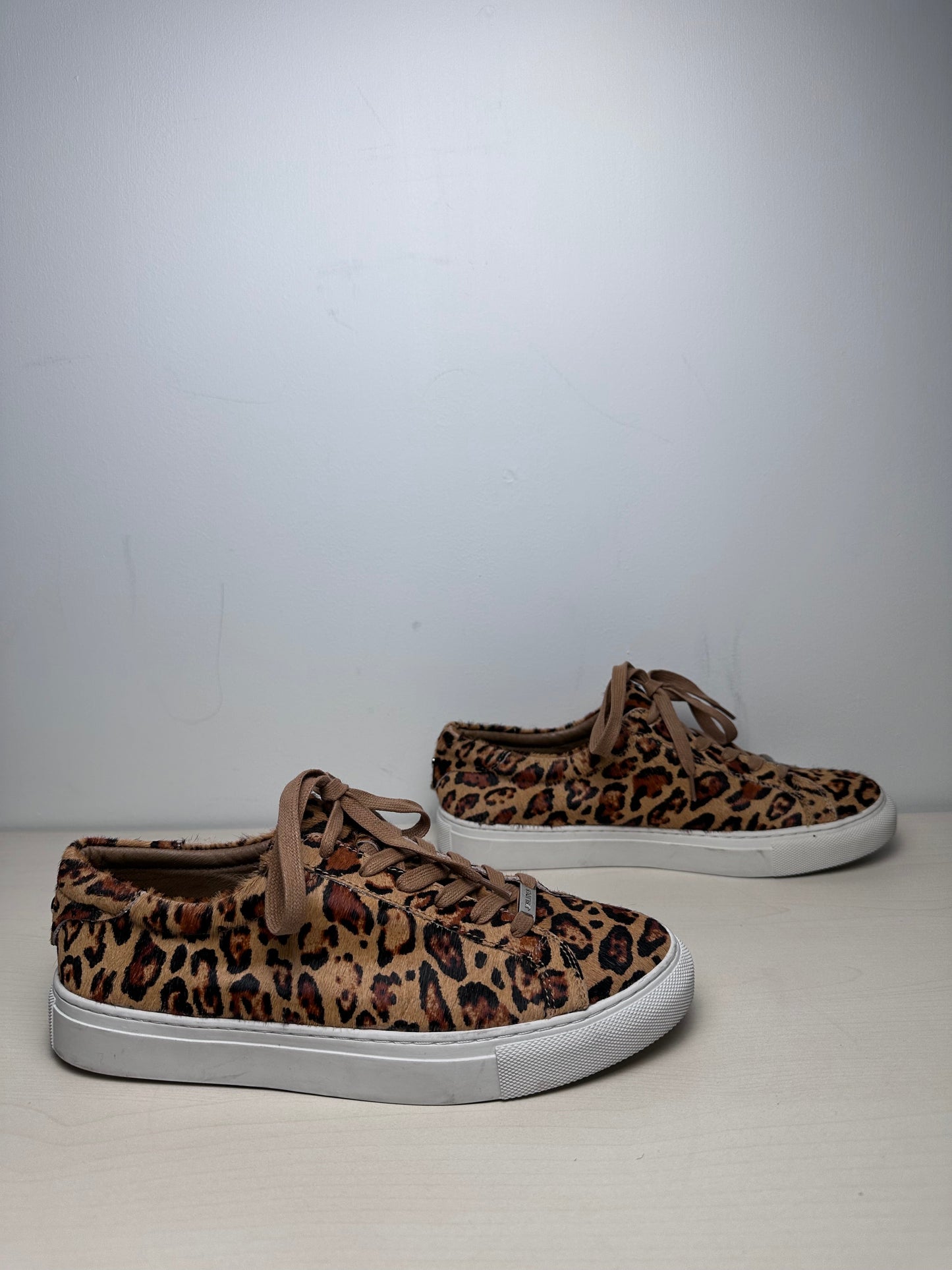 Shoes Sneakers By J Slides In Leopard Print, Size: 8