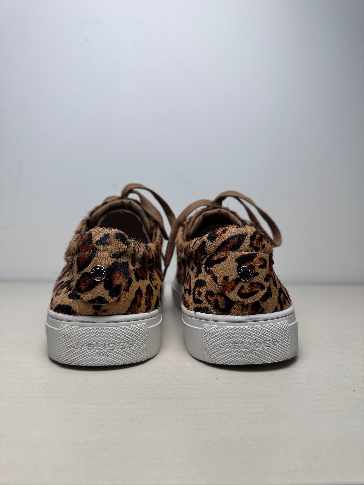 Shoes Sneakers By J Slides In Leopard Print, Size: 8