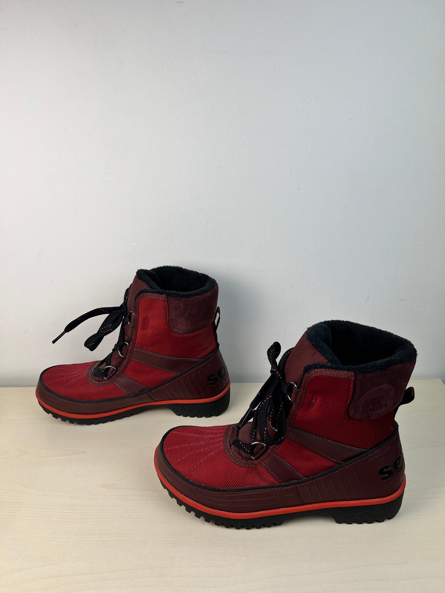 Boots Snow By Sorel In Red, Size: 7