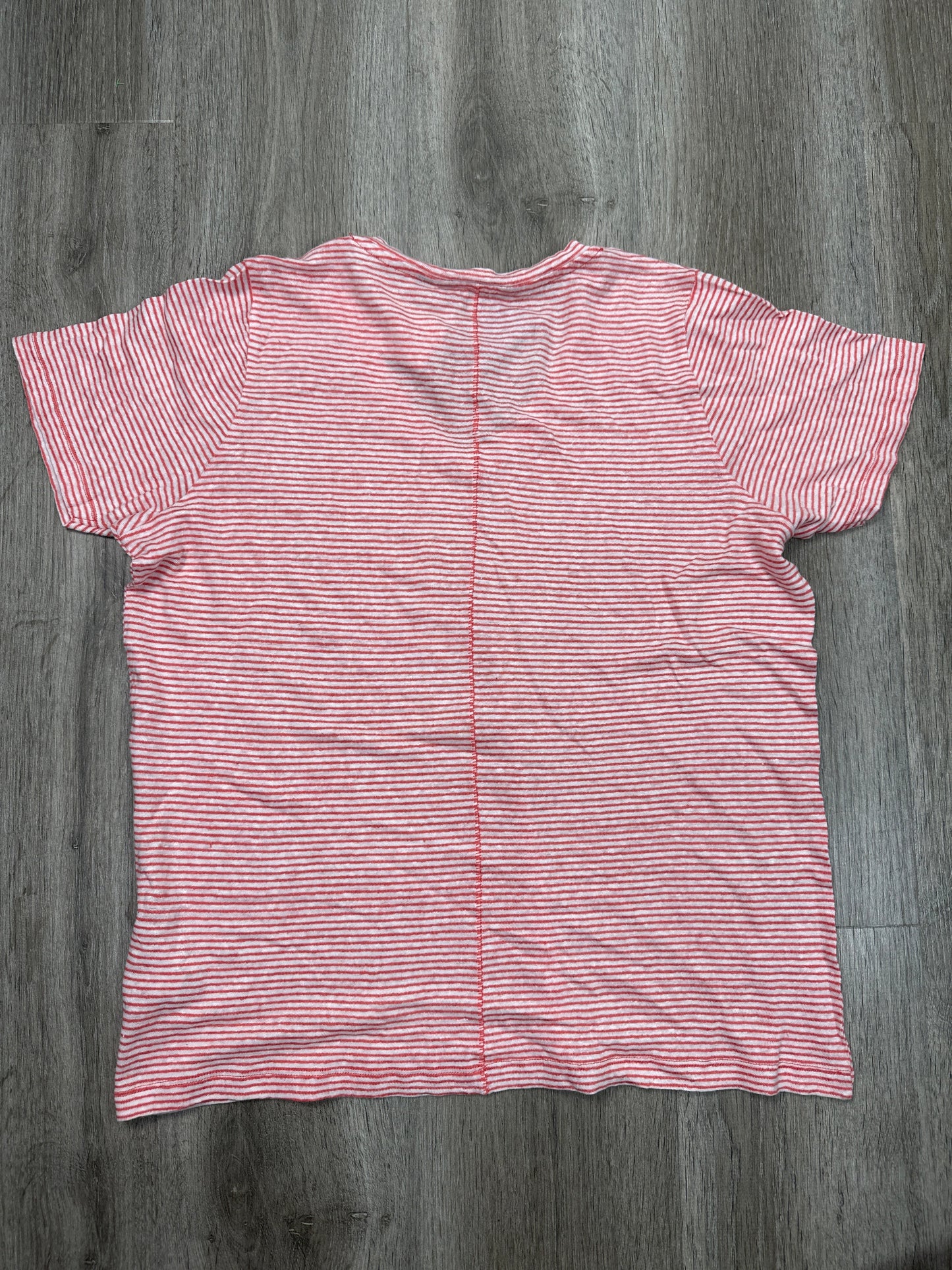 Top Short Sleeve By Vineyard Vines In Striped Pattern, Size: L