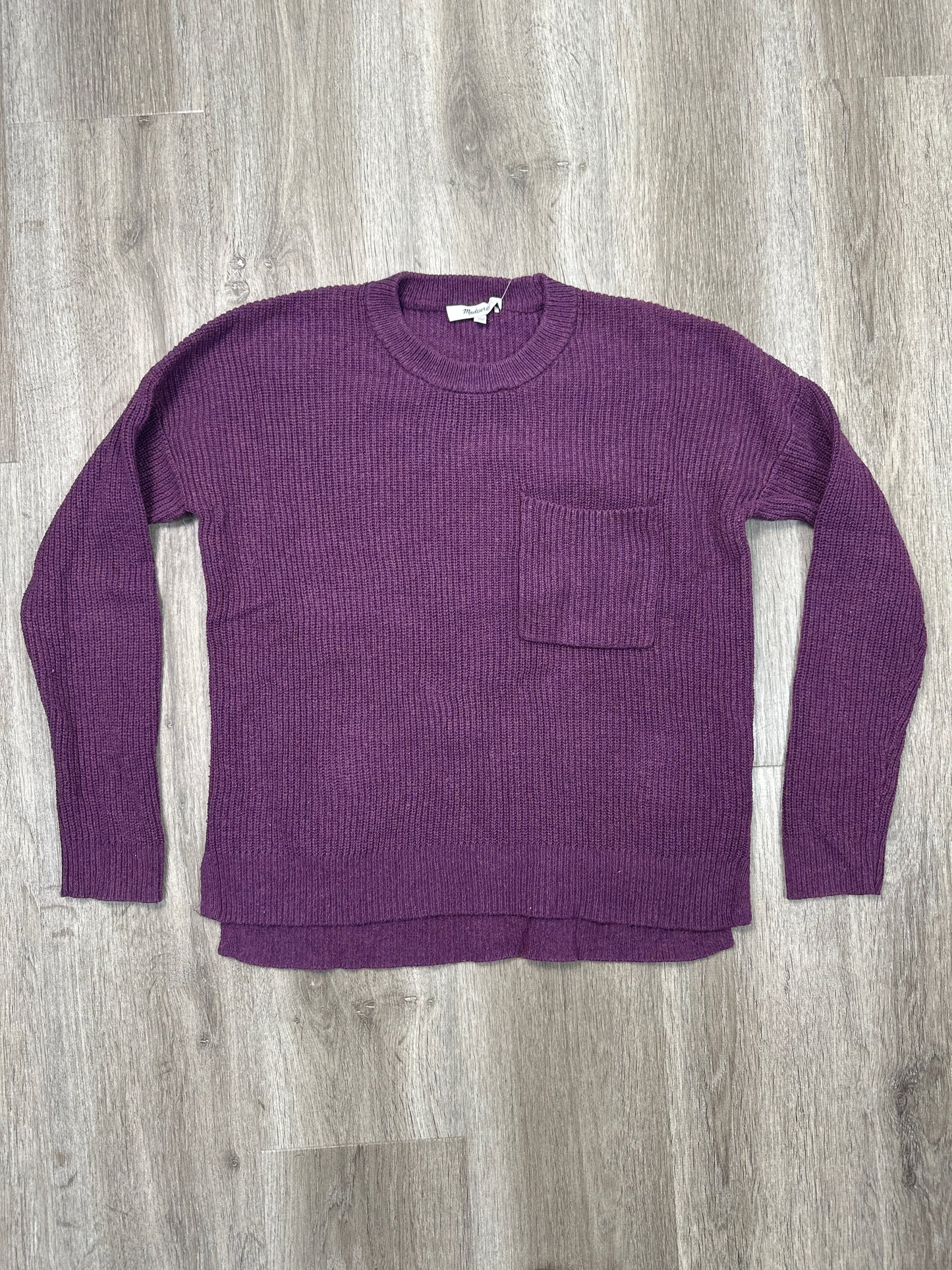 Sweater By Madewell In Purple, Size: Xs