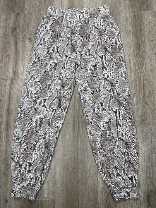 Pants Joggers By Express In Snakeskin Print, Size: Xs