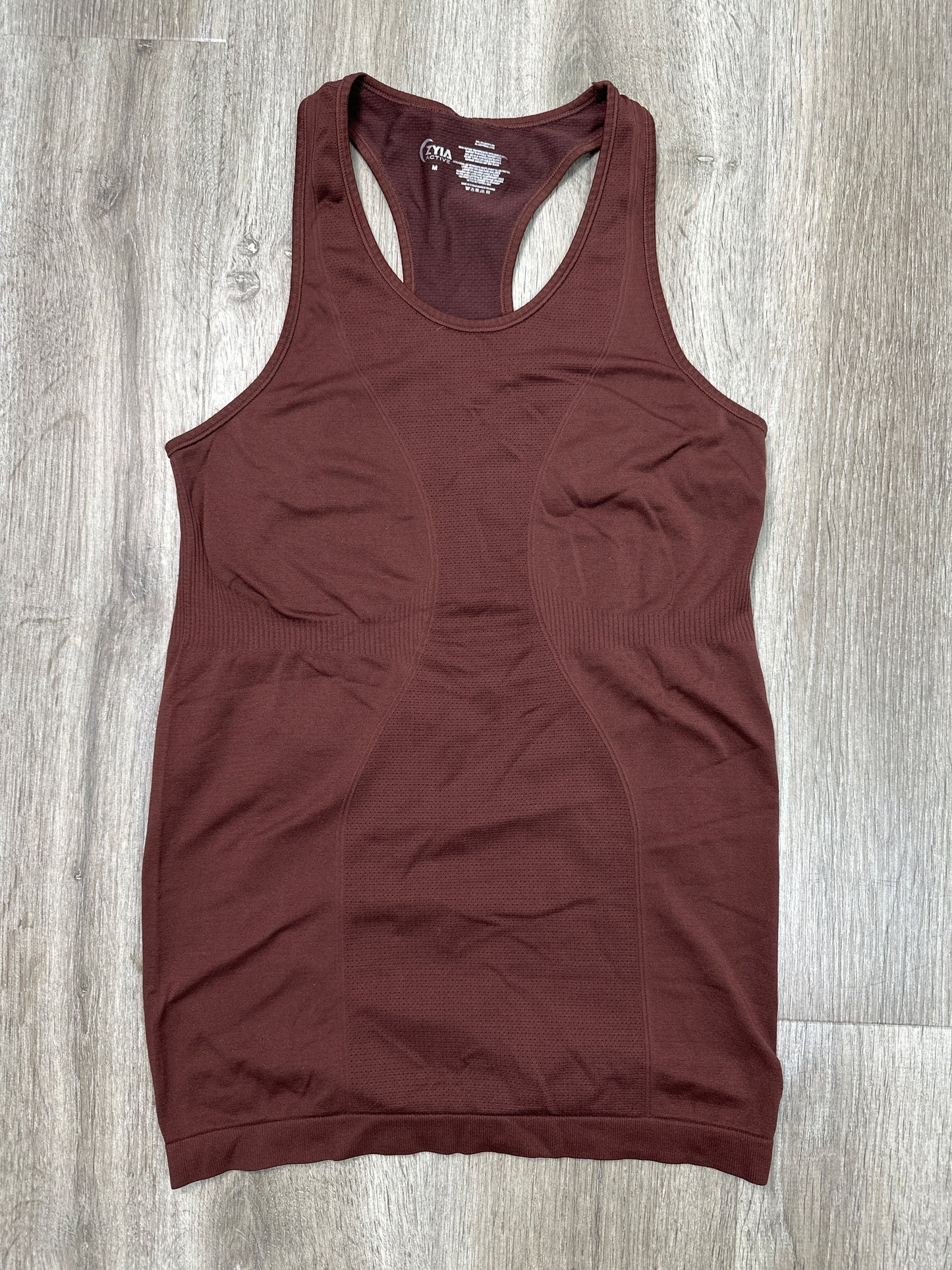 Athletic Tank Top By Zyia In Brown, Size: M