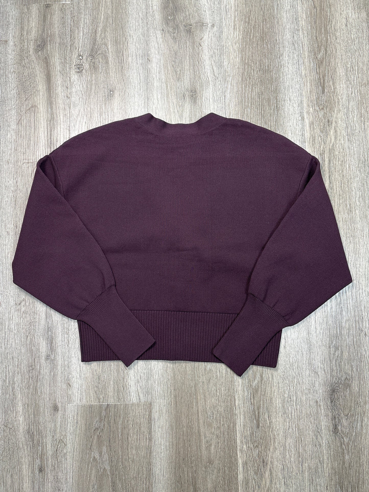 Cardigan By Express In Purple, Size: M