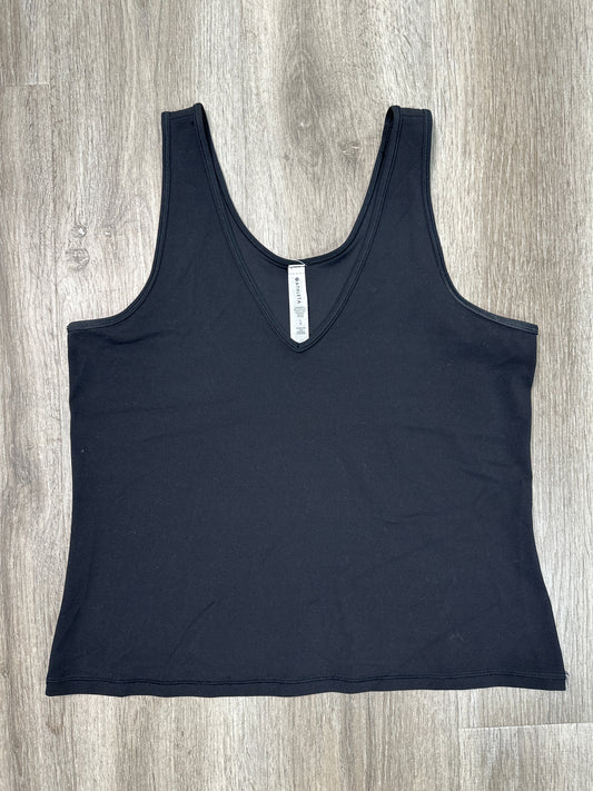 Athletic Tank Top By Athleta In Black, Size: L