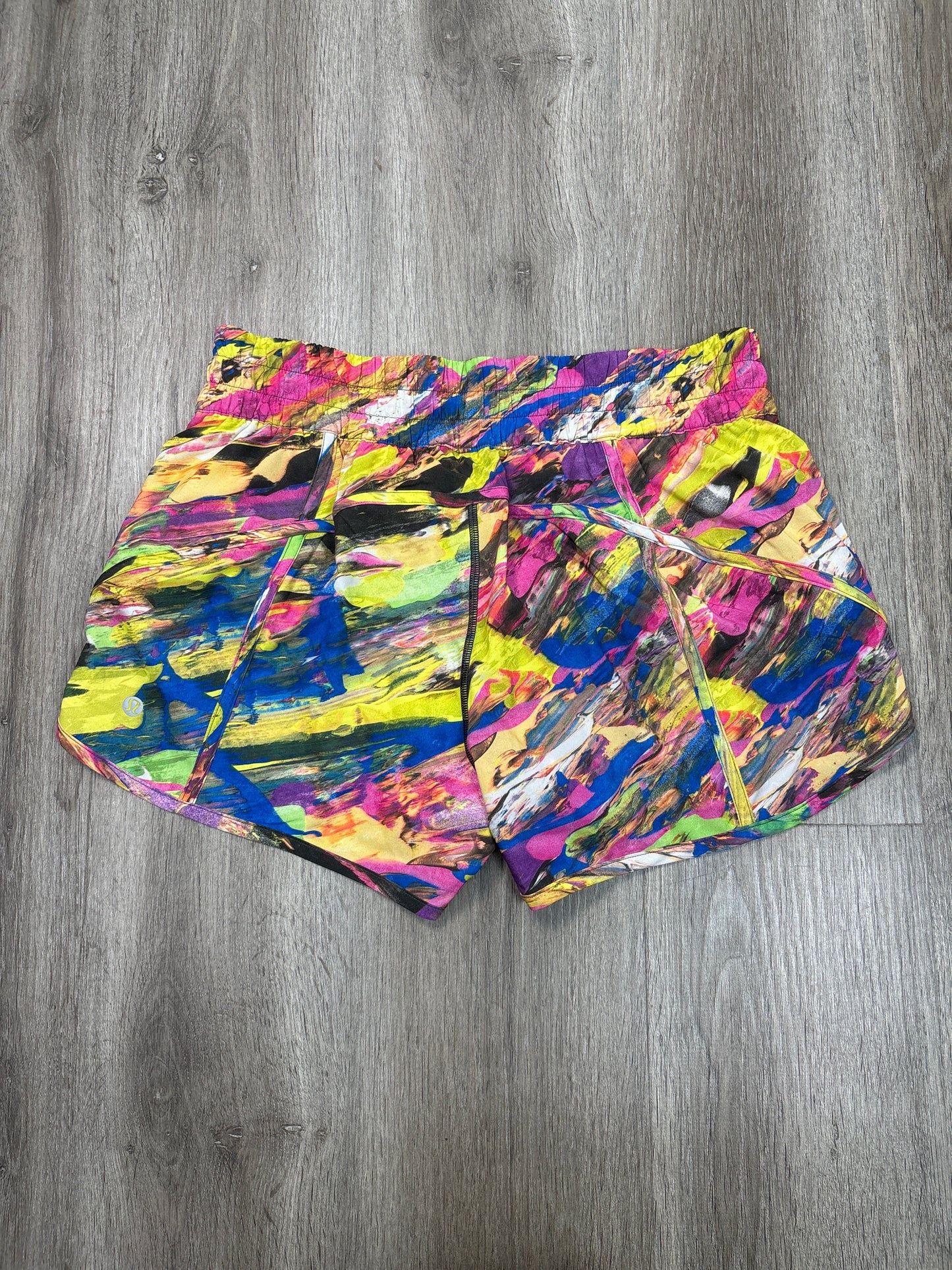 Athletic Shorts By Lululemon In Multi-colored, Size: M