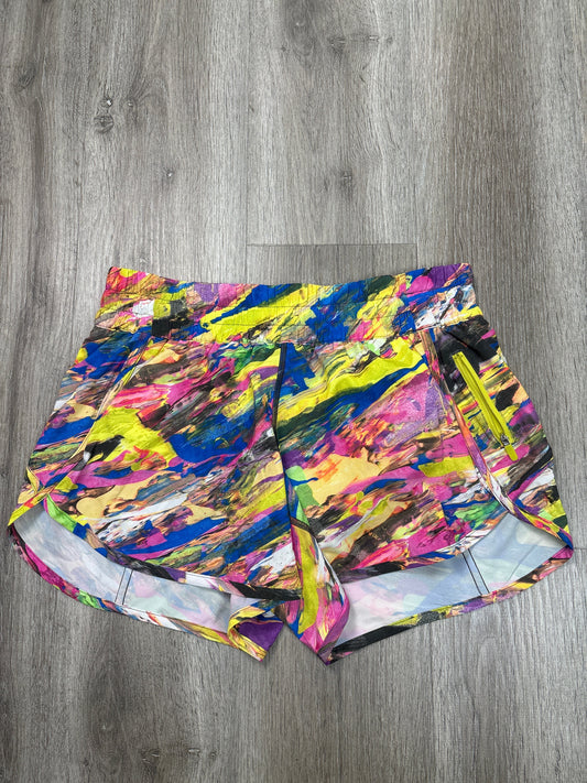 Athletic Shorts By Lululemon In Multi-colored, Size: M