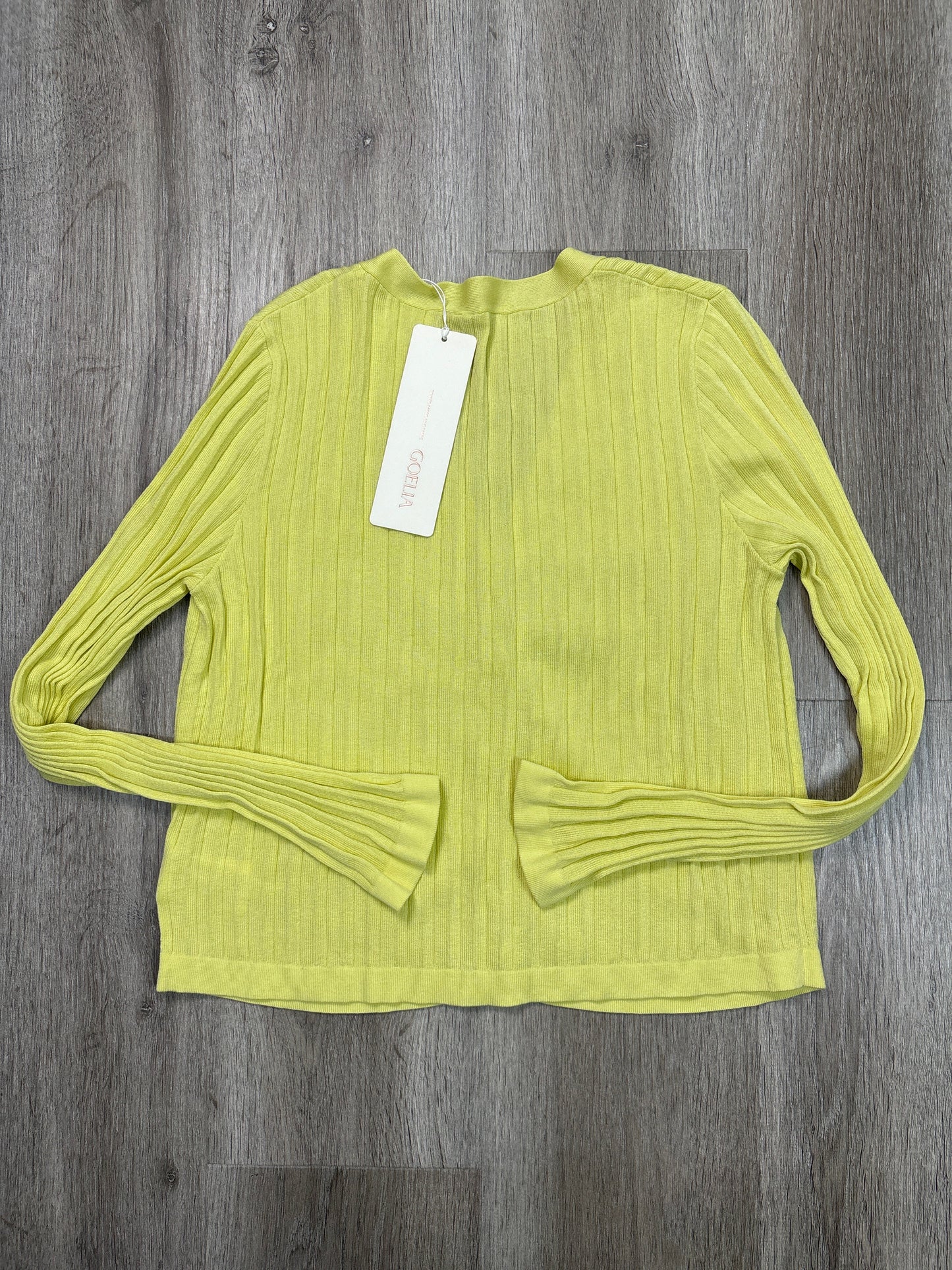 Cardigan By Goelia In Yellow, Size: L