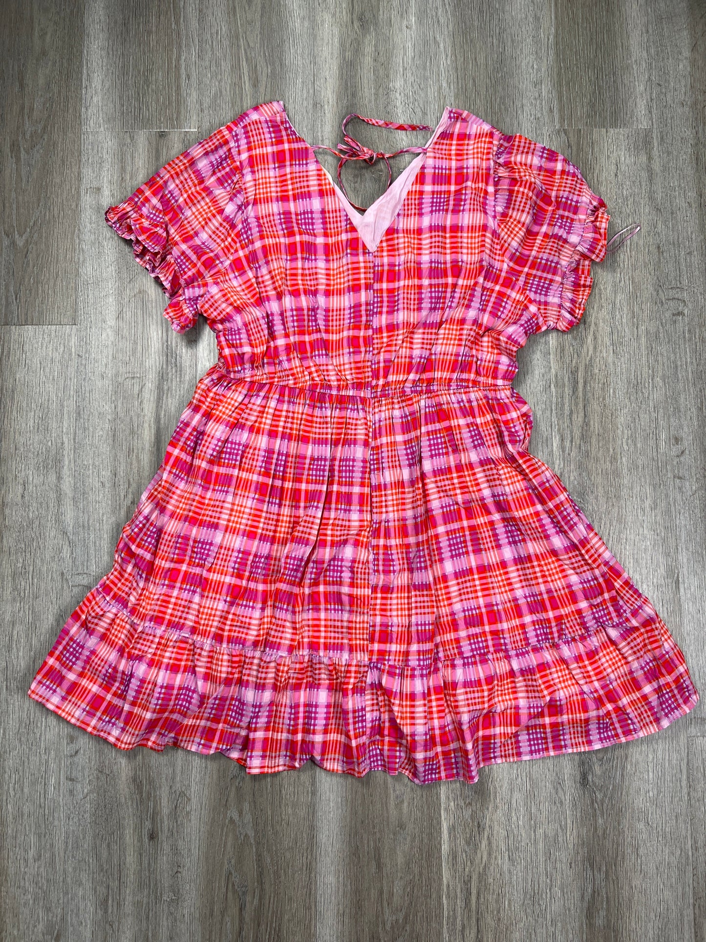 Pink Dress Casual Short Terra & Sky, Size 2x