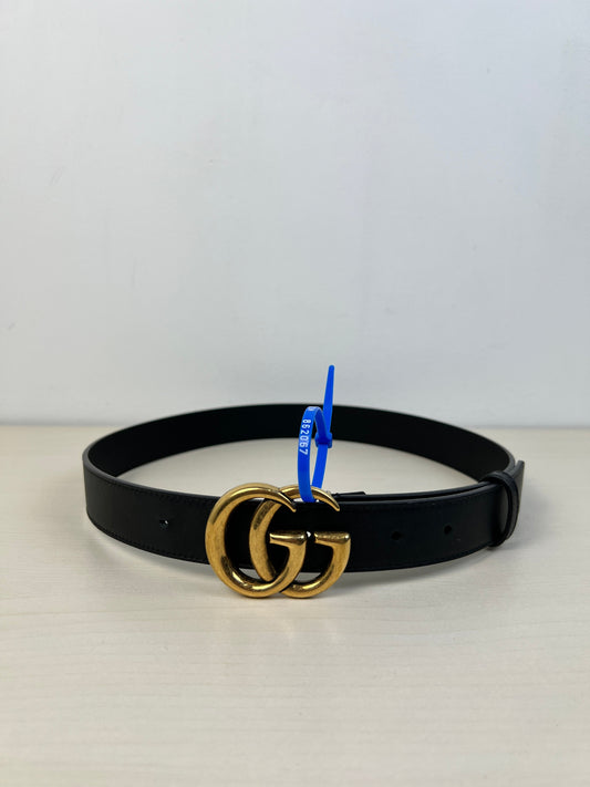 Belt Luxury Designer By Gucci, Size: Medium