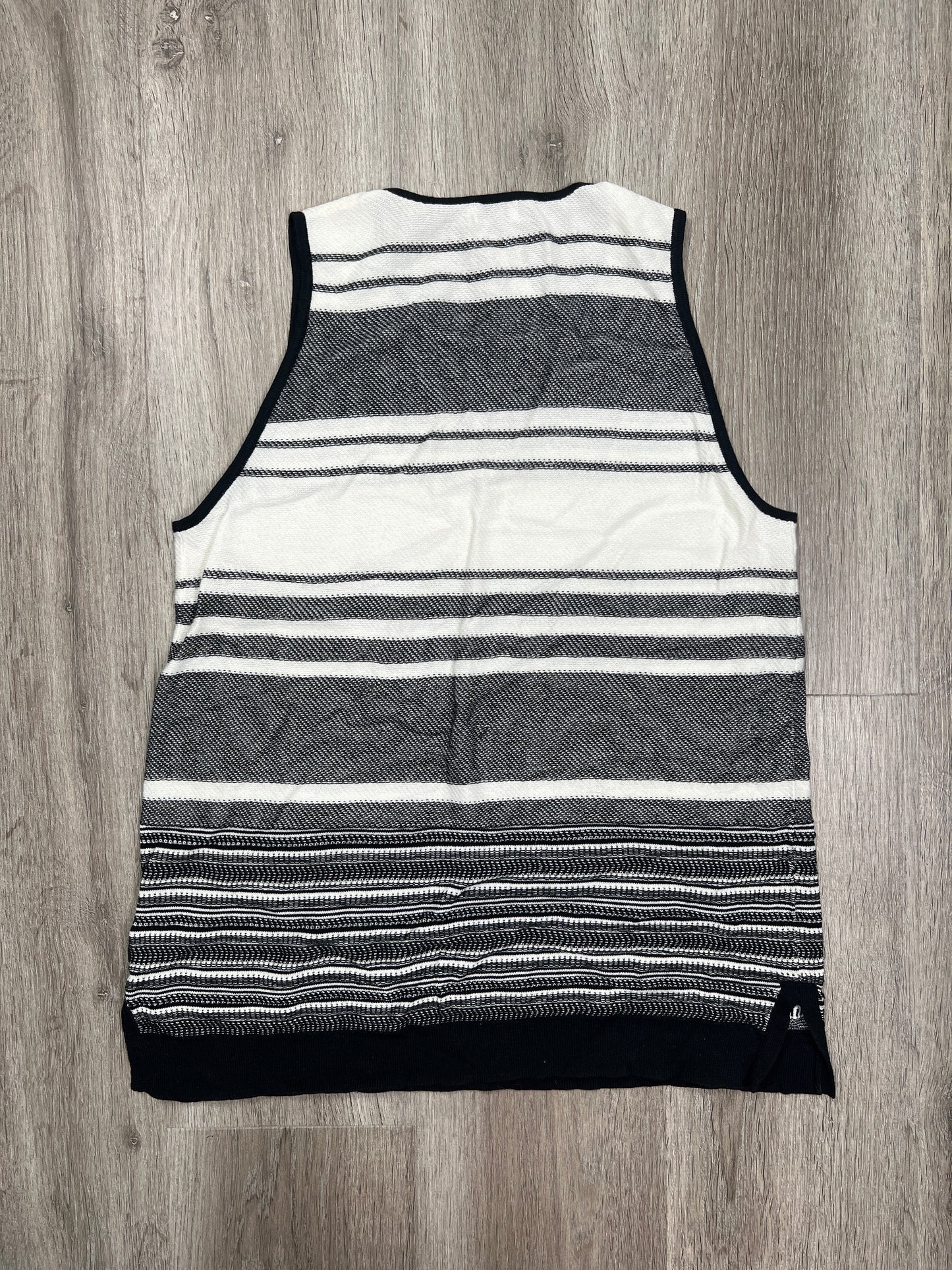 Black & White Top Sleeveless Vince, Size S