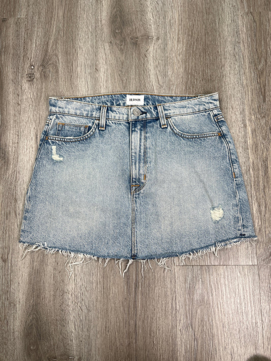 Blue Denim Skirt Mini & Short Hudson, Size Xs