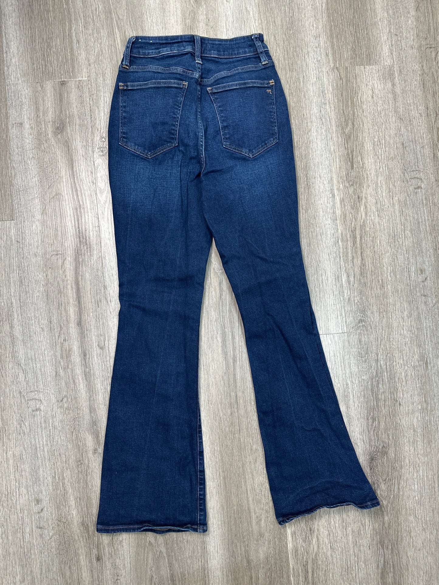 Jeans Flared By Madewell In Blue Denim, Size: 2