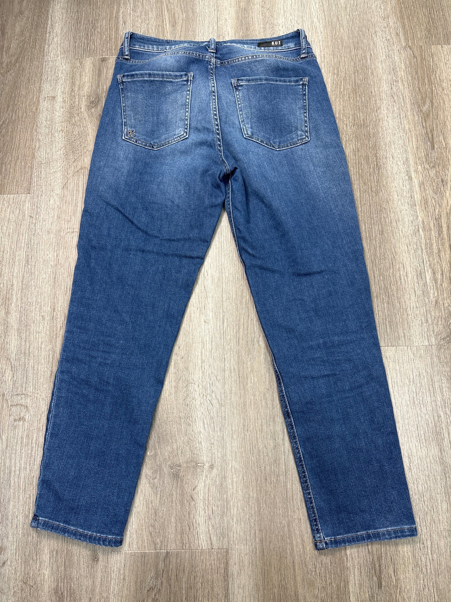 Jeans Boyfriend By Kut In Blue Denim, Size: 4