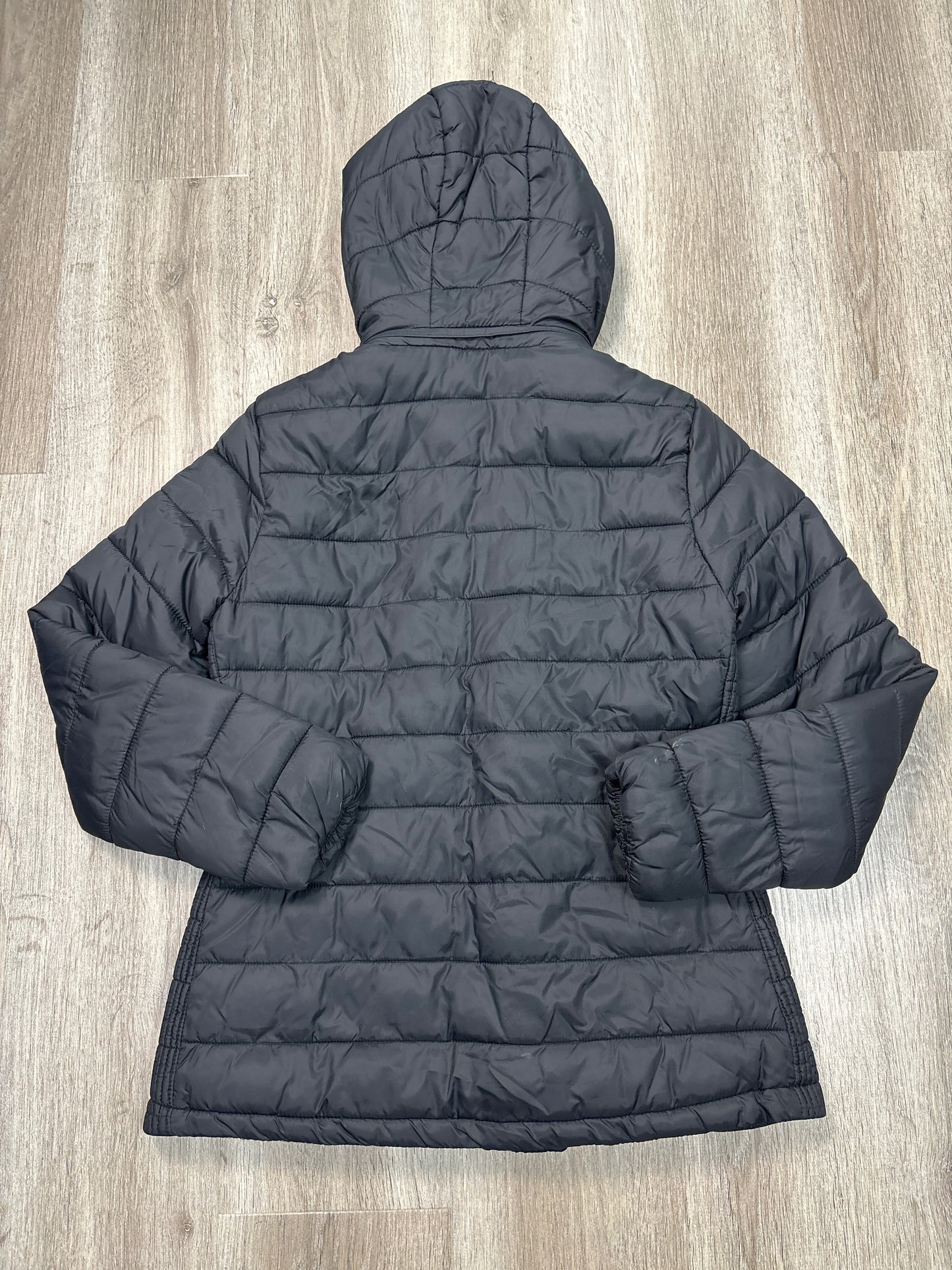 Jacket Puffer & Quilted By Time And Tru In Black, Size: Xs