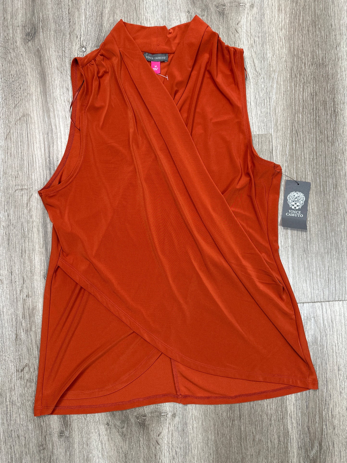 Top Sleeveless By Vince Camuto In Orange, Size: M