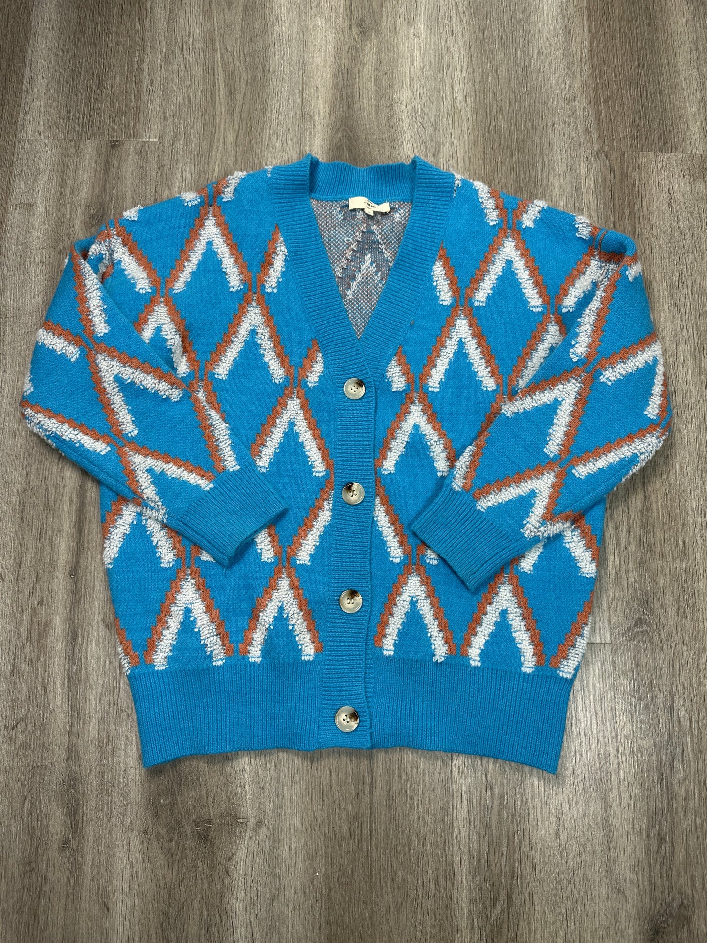 Cardigan By Entro In Blue, Size: S