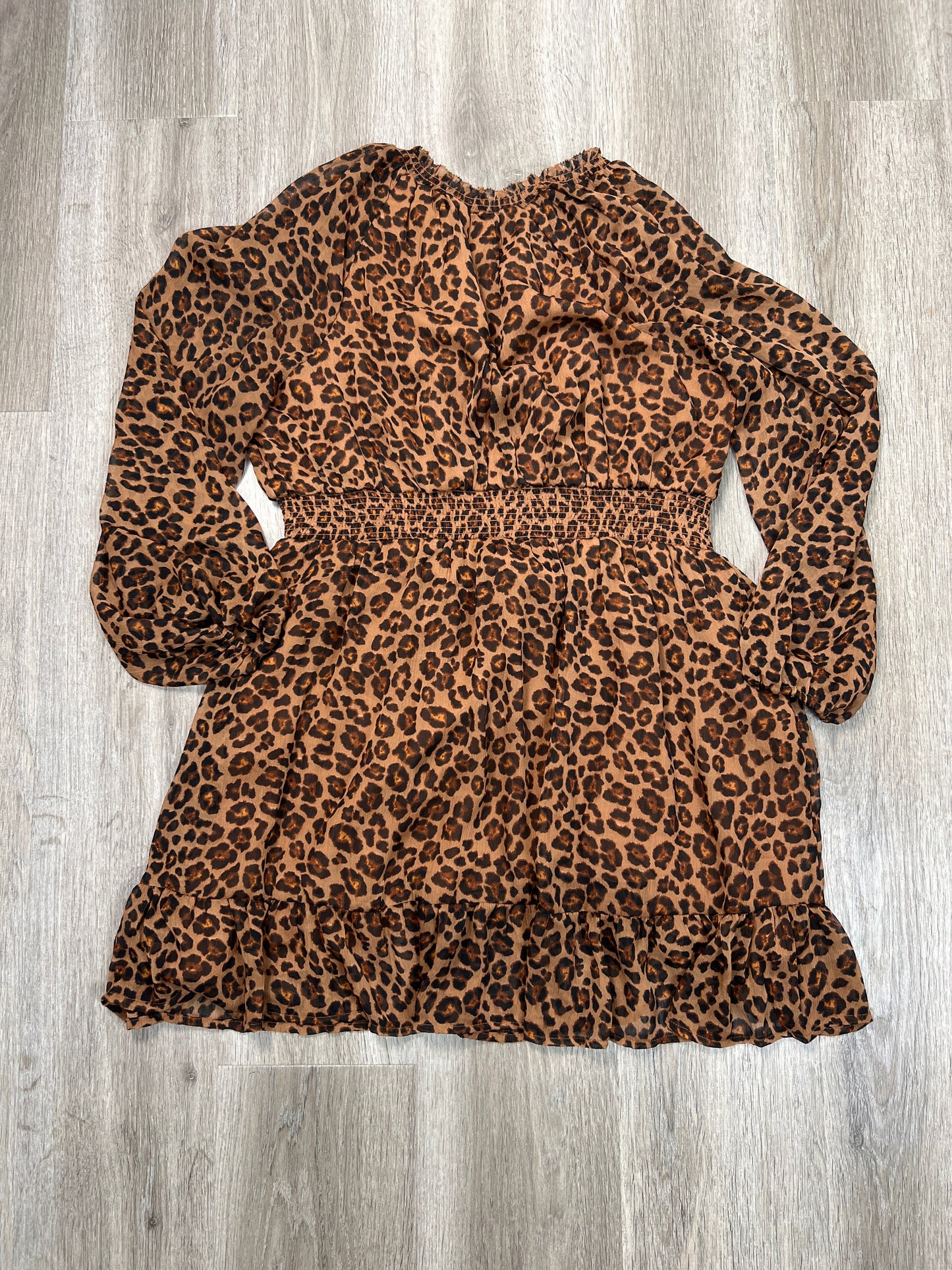 Dress Casual Short By Old Navy In Animal Print, Size: L