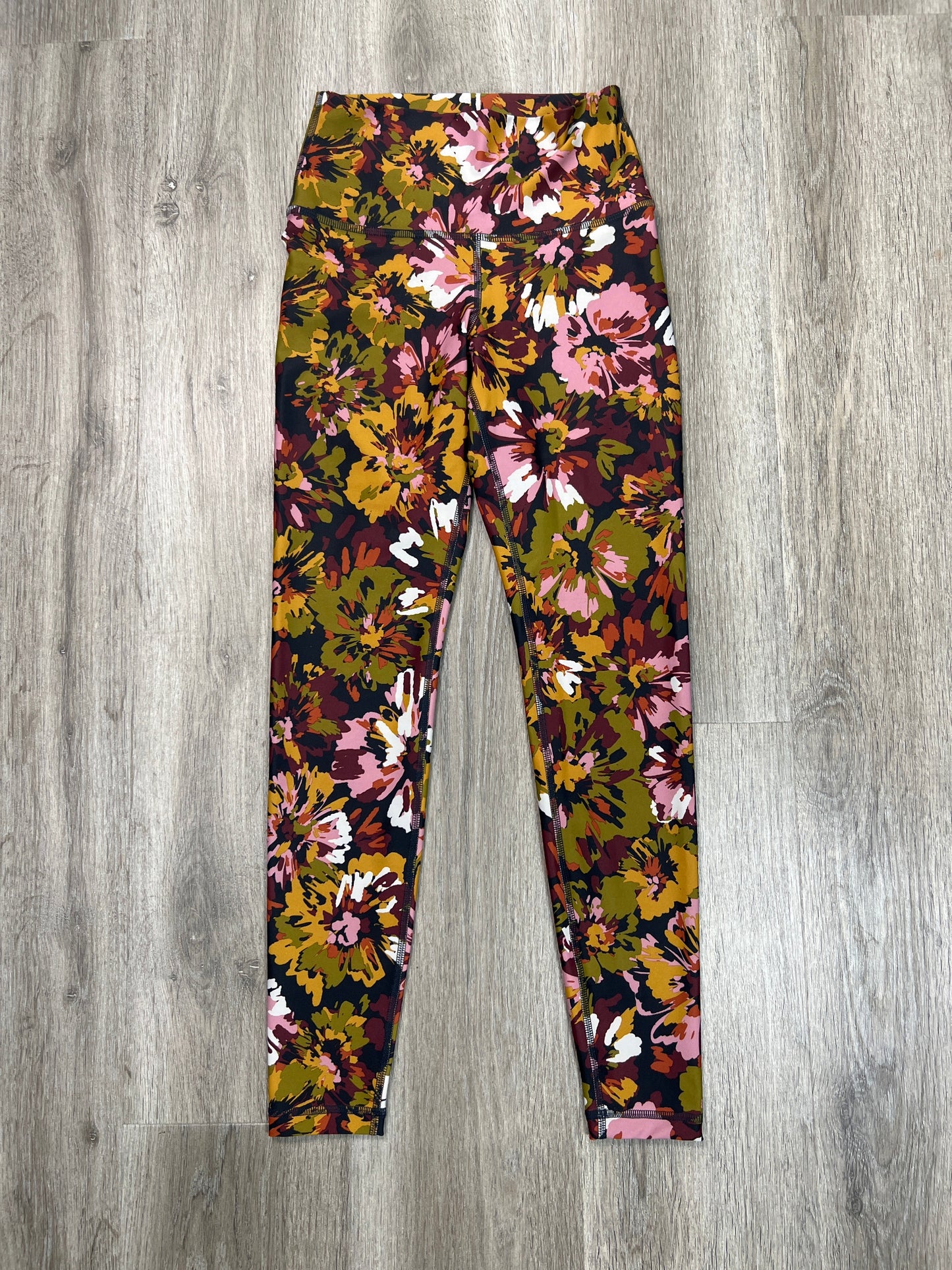 Athletic Leggings By Old Navy In Floral Print, Size: Xs