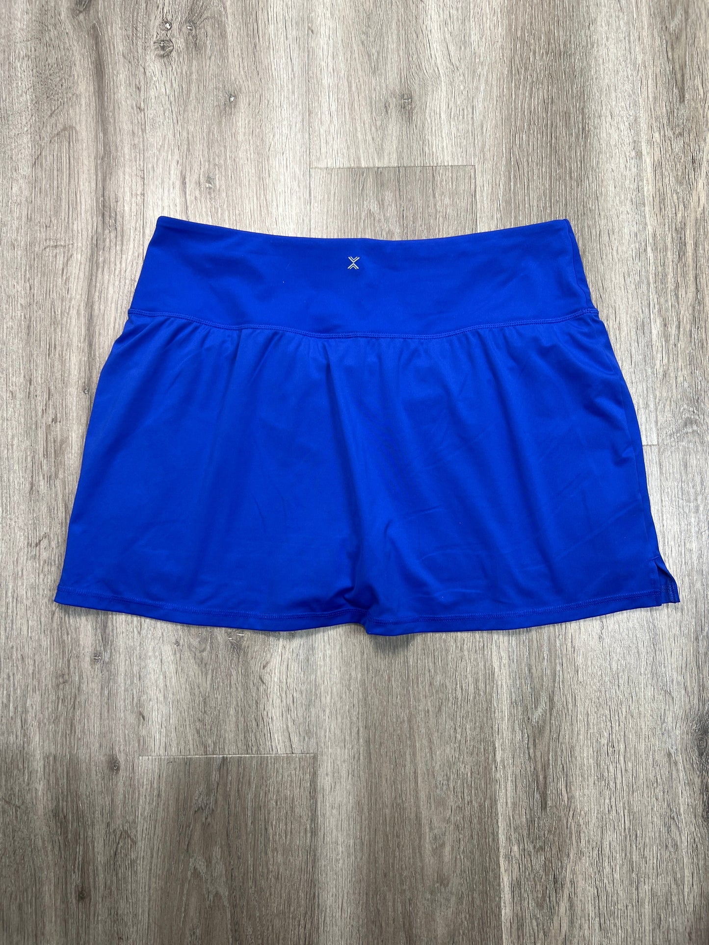 Athletic Skort By Xersion In Blue, Size: Xl