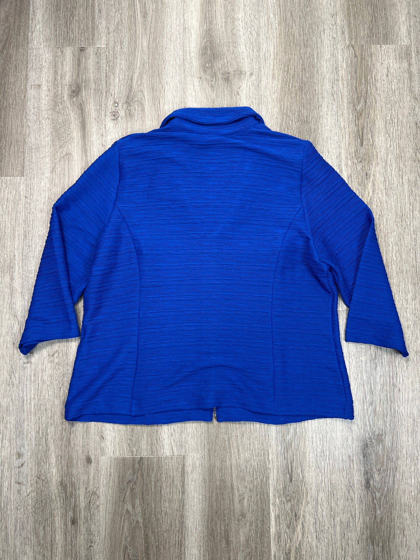 Jacket Other By Chicos In Blue, Size: Xl