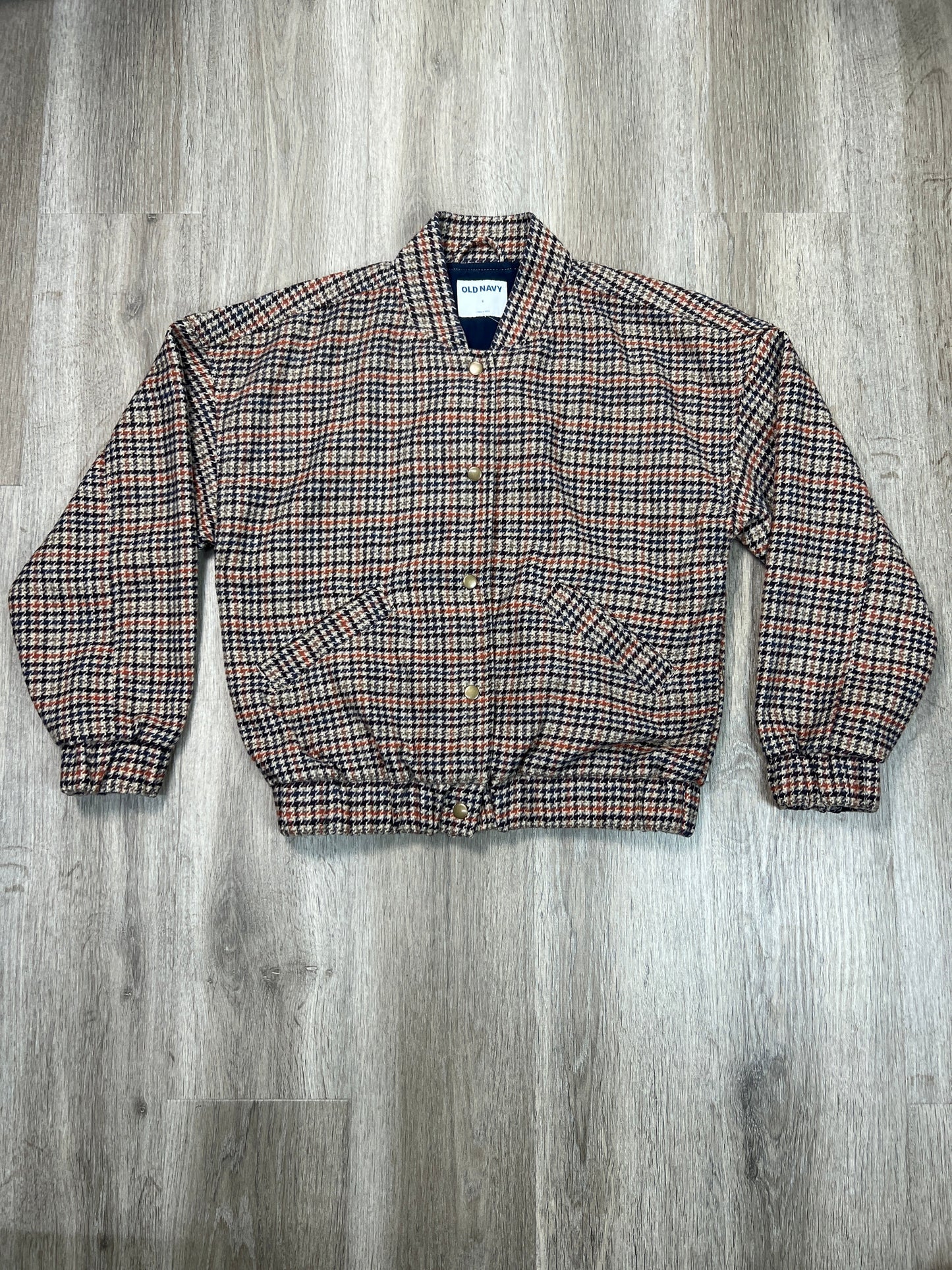 Jacket Other By Old Navy In Plaid Pattern, Size: S