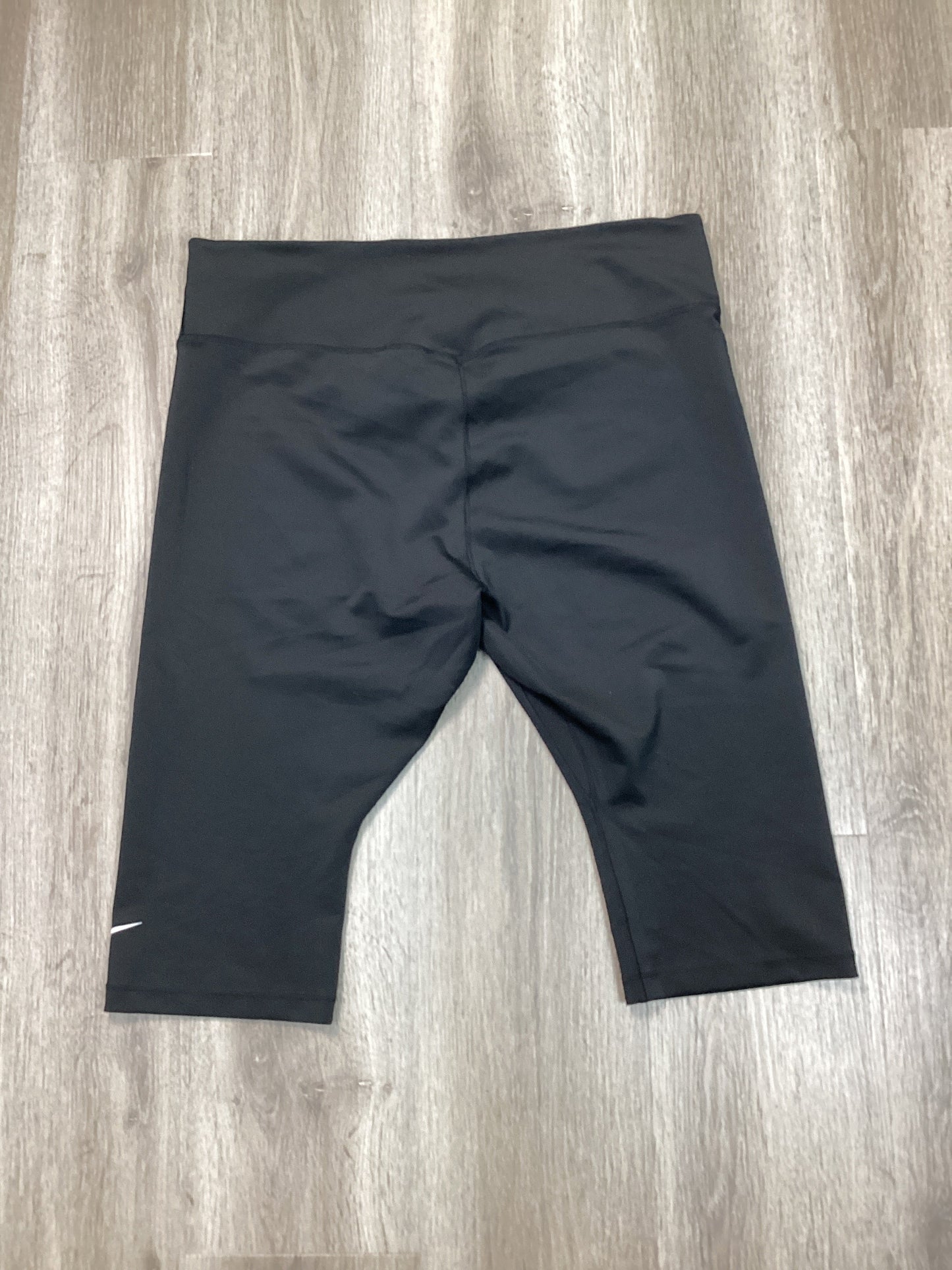 Athletic Capris By Nike In Black, Size: 2x