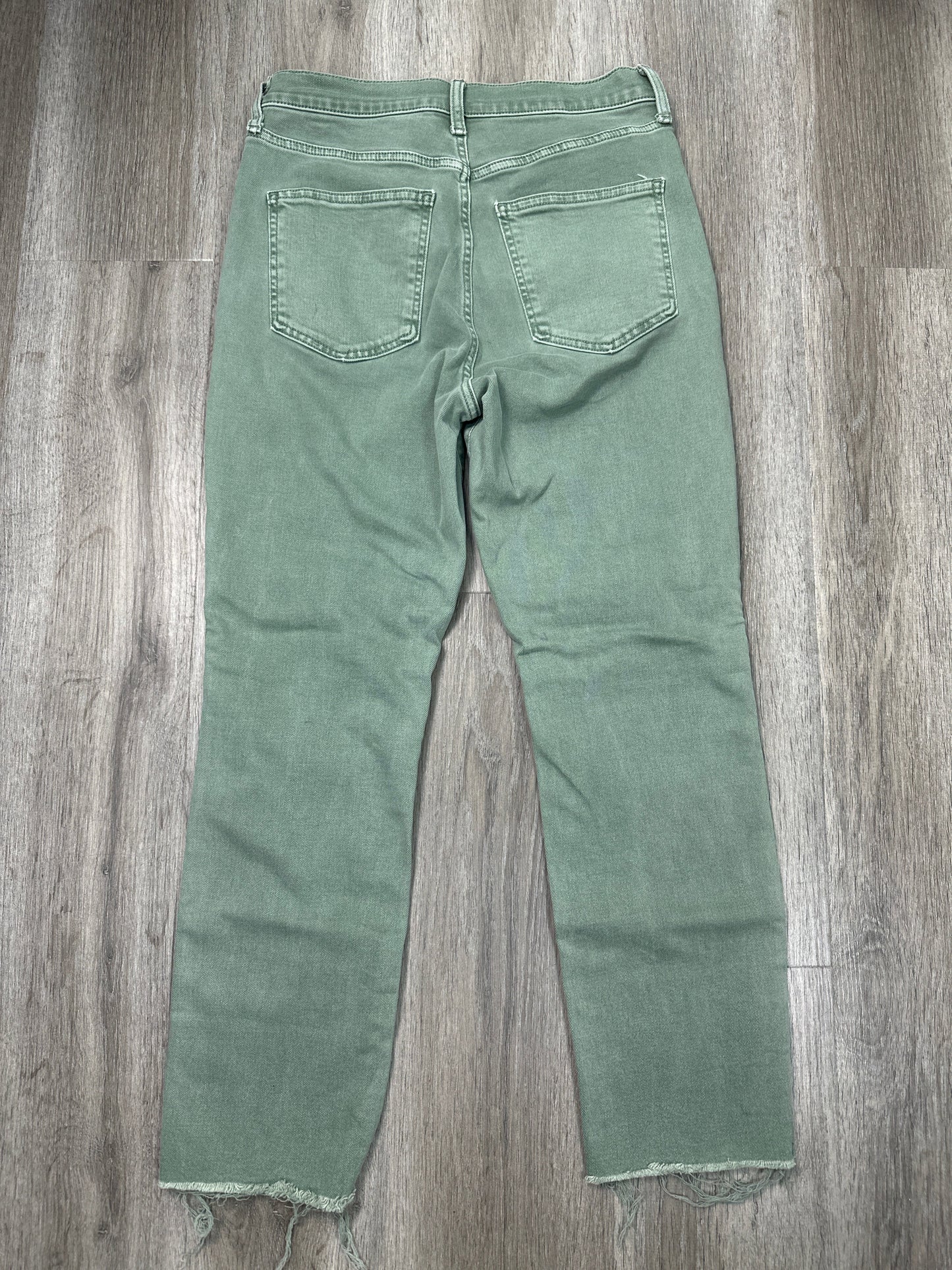 Jeans Straight By Gap In Green, Size: 8