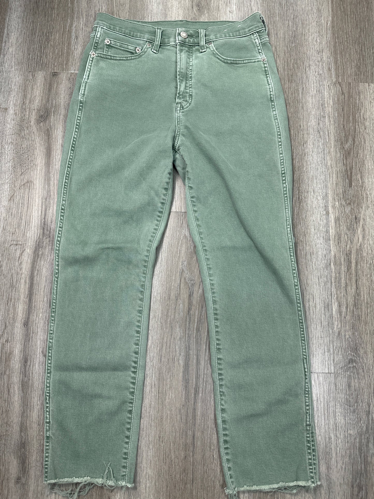 Jeans Straight By Gap In Green, Size: 8