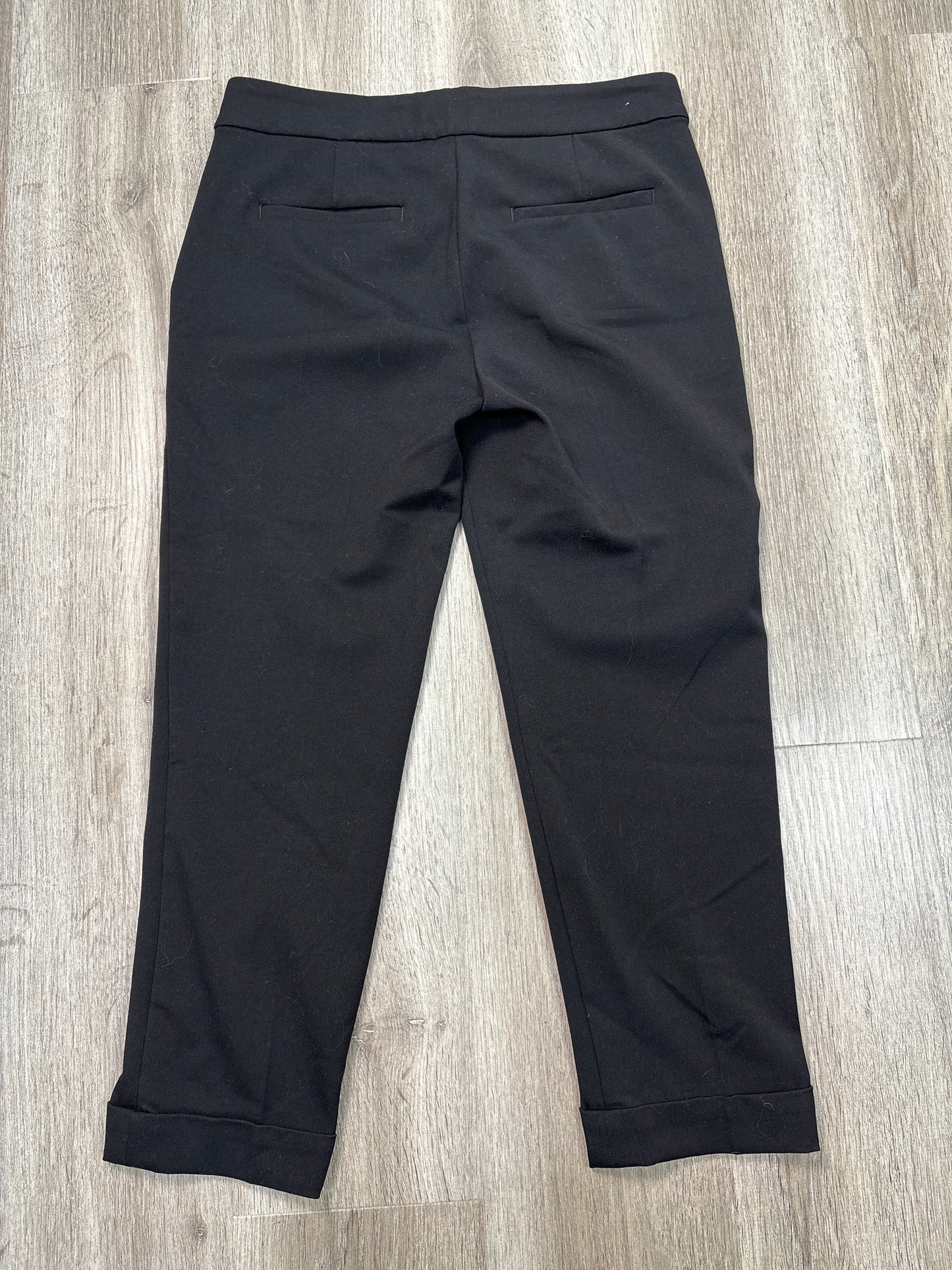 Pants Cropped By Loft In Black, Size: S