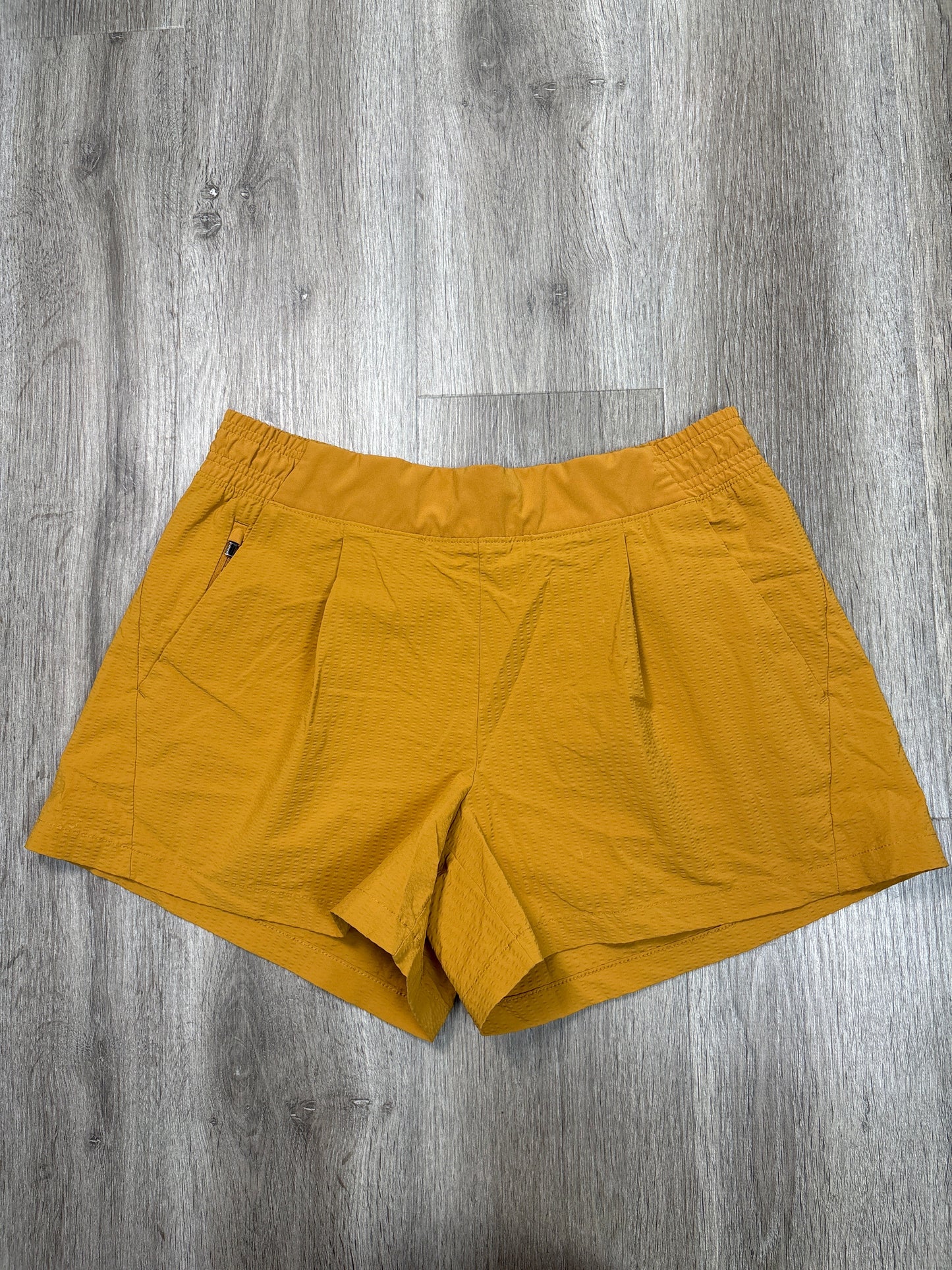 Athletic Shorts By Athleta In Yellow, Size: M