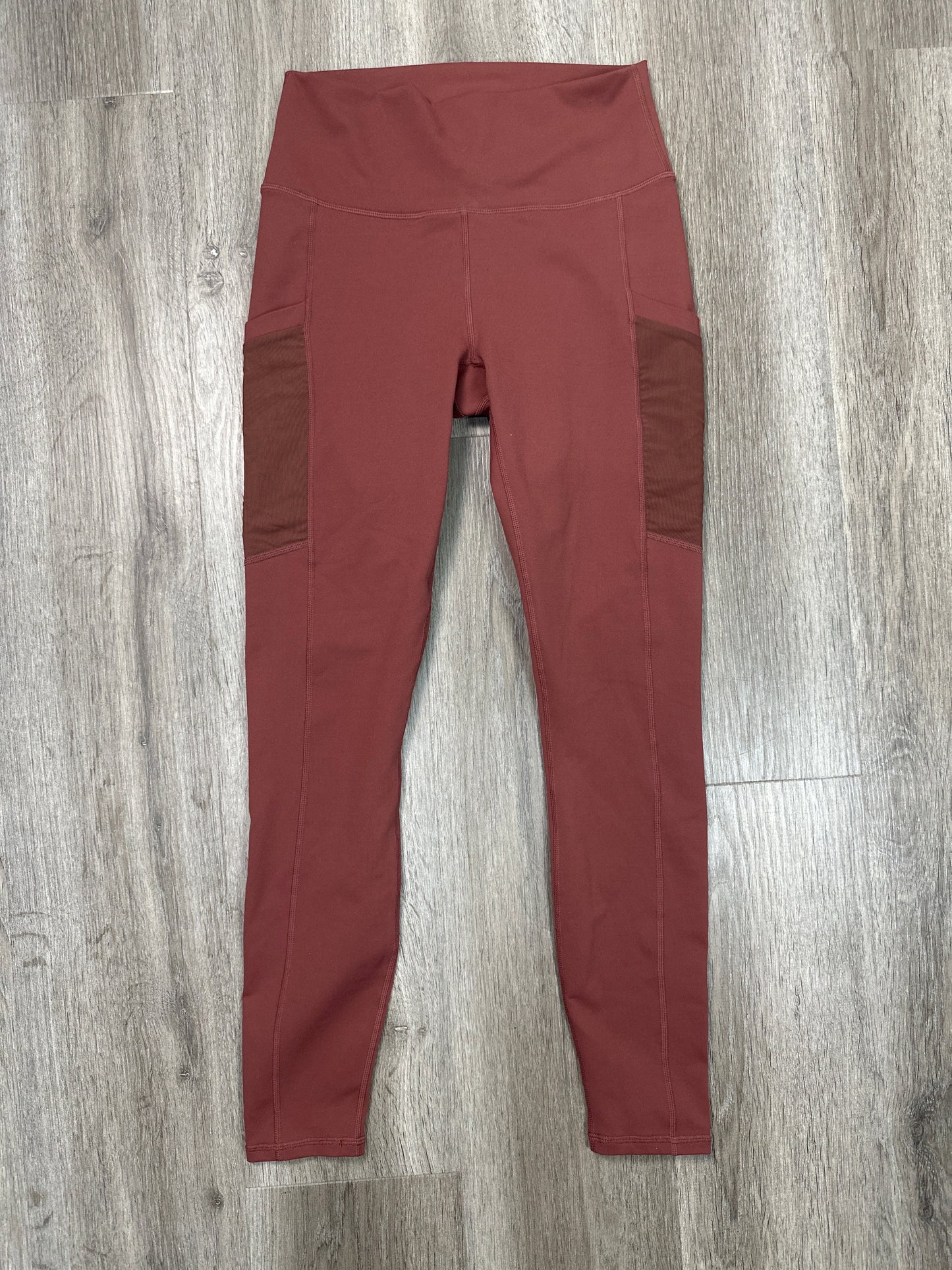 Athletic Leggings By Fabletics In Brown, Size: S