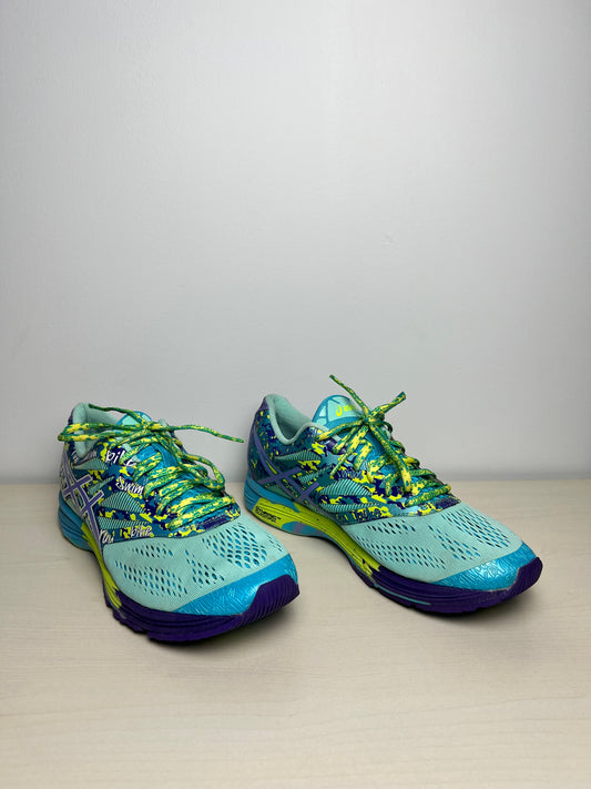 Shoes Athletic By Asics In Blue & Purple, Size: 9.5