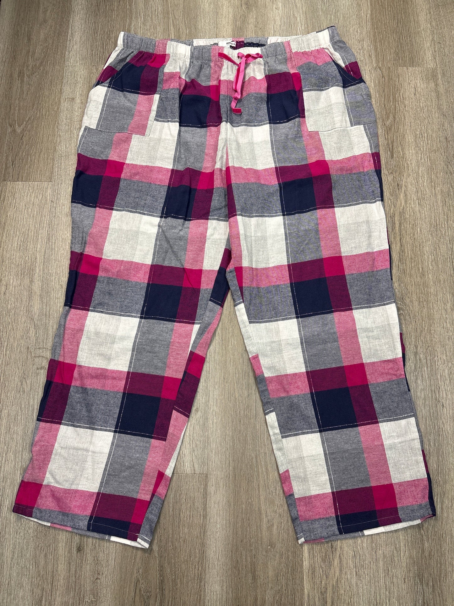 Pajama Pants By Sonoma In Plaid Pattern, Size: 2x