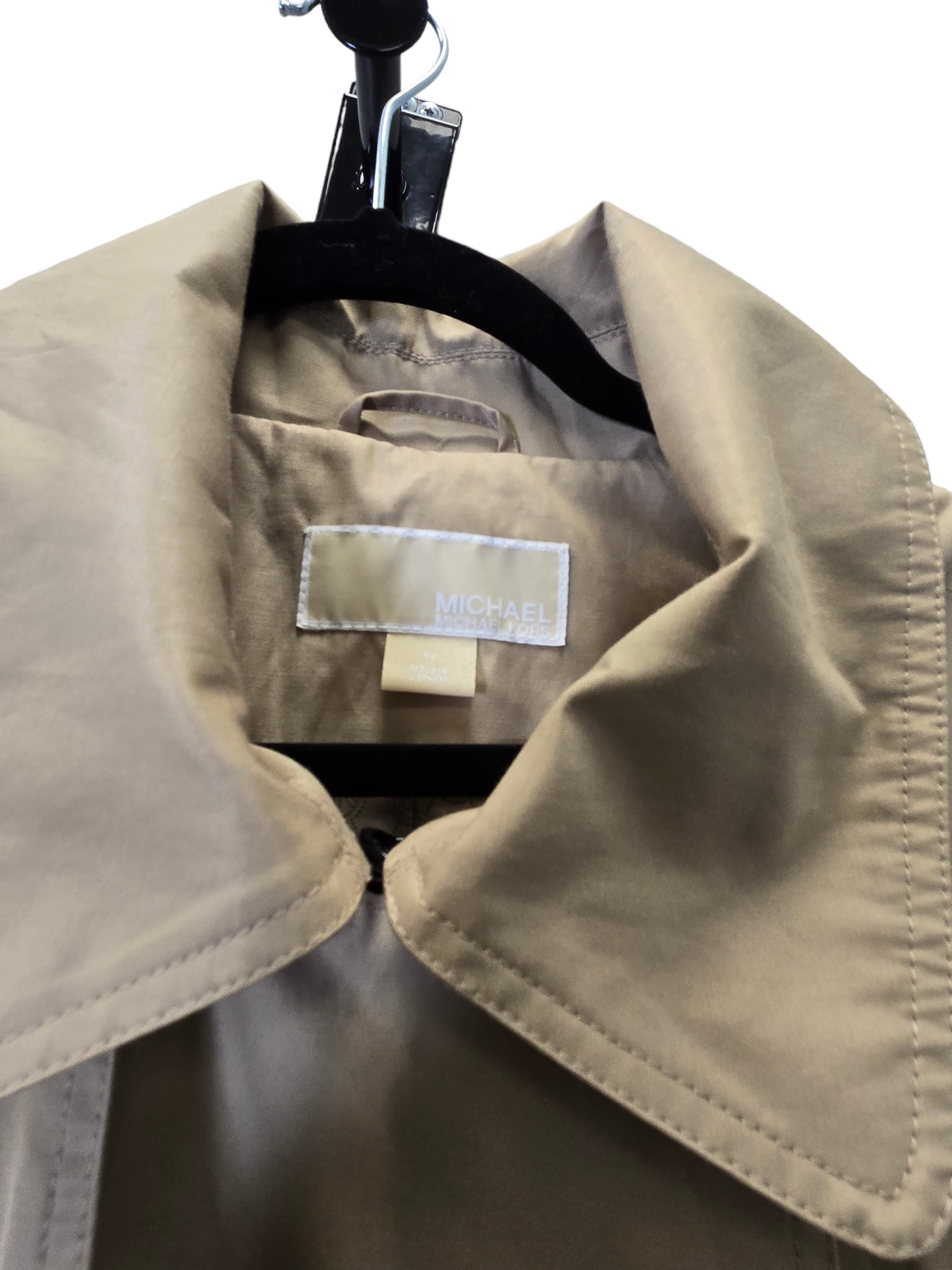 Beige Coat Designer Michael By Michael Kors, Size Xl