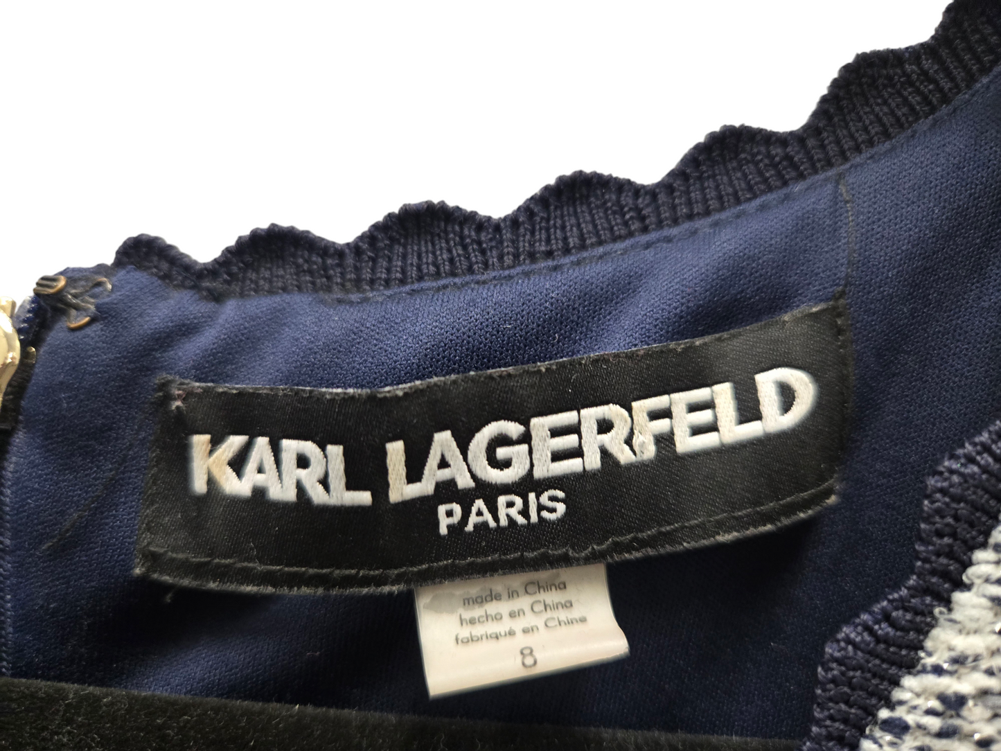 Navy Dress Work Karl Lagerfeld, Size M