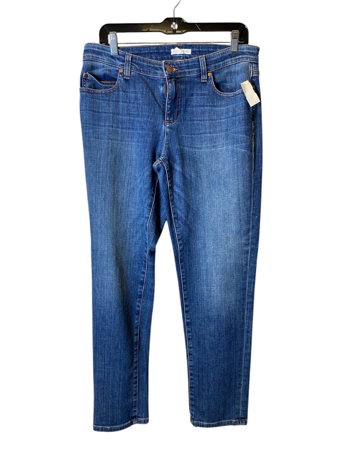 Jeans Skinny By Eileen Fisher In Blue, Size: 6