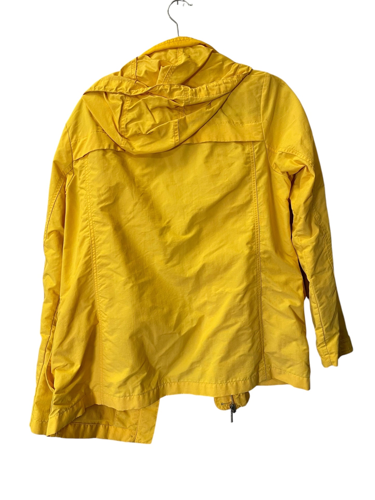 Coat Raincoat By Lands End In Yellow, Size: S