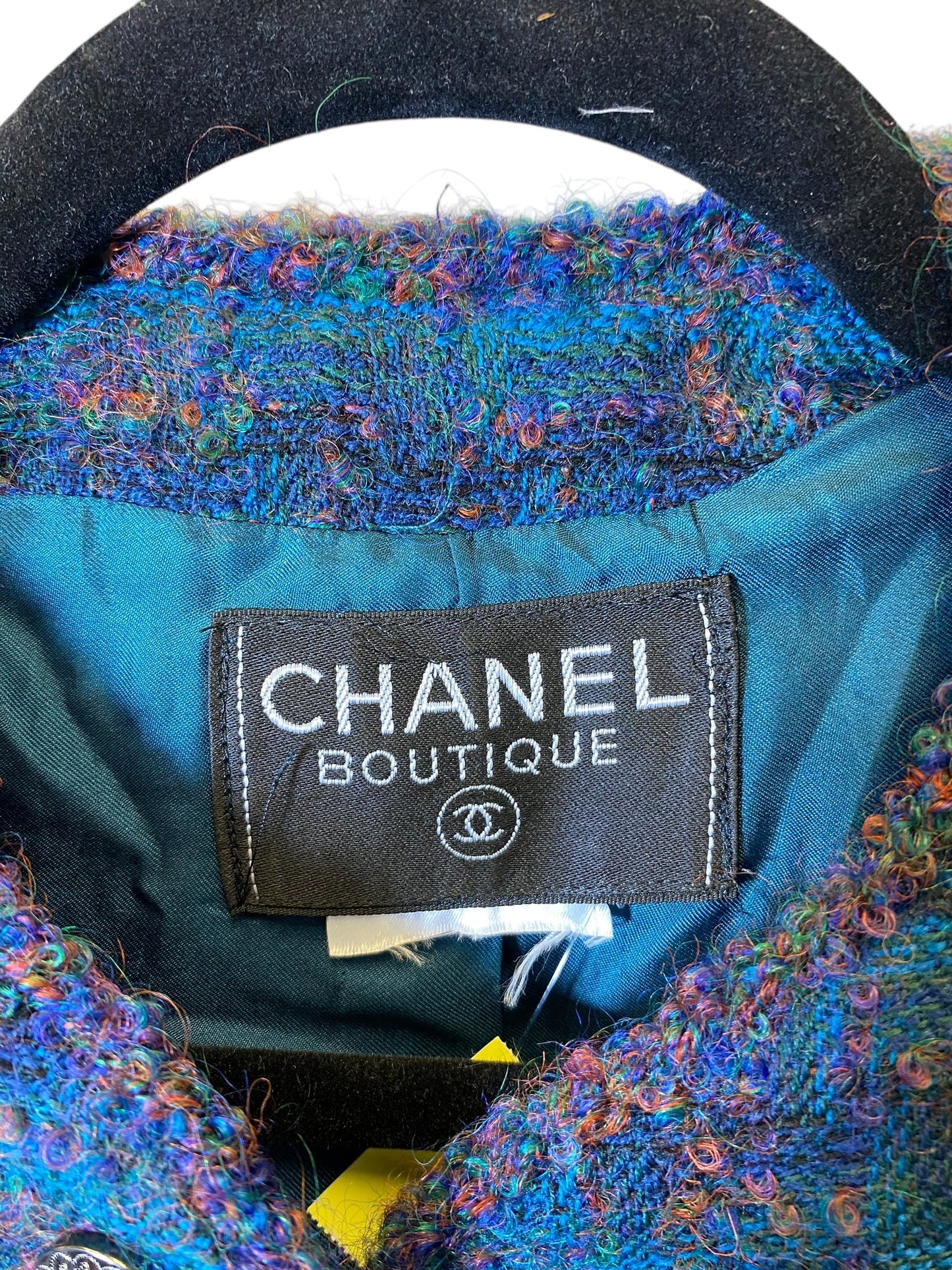 Jacket Luxury Designer By Chanel In Multi-colored, Size: S