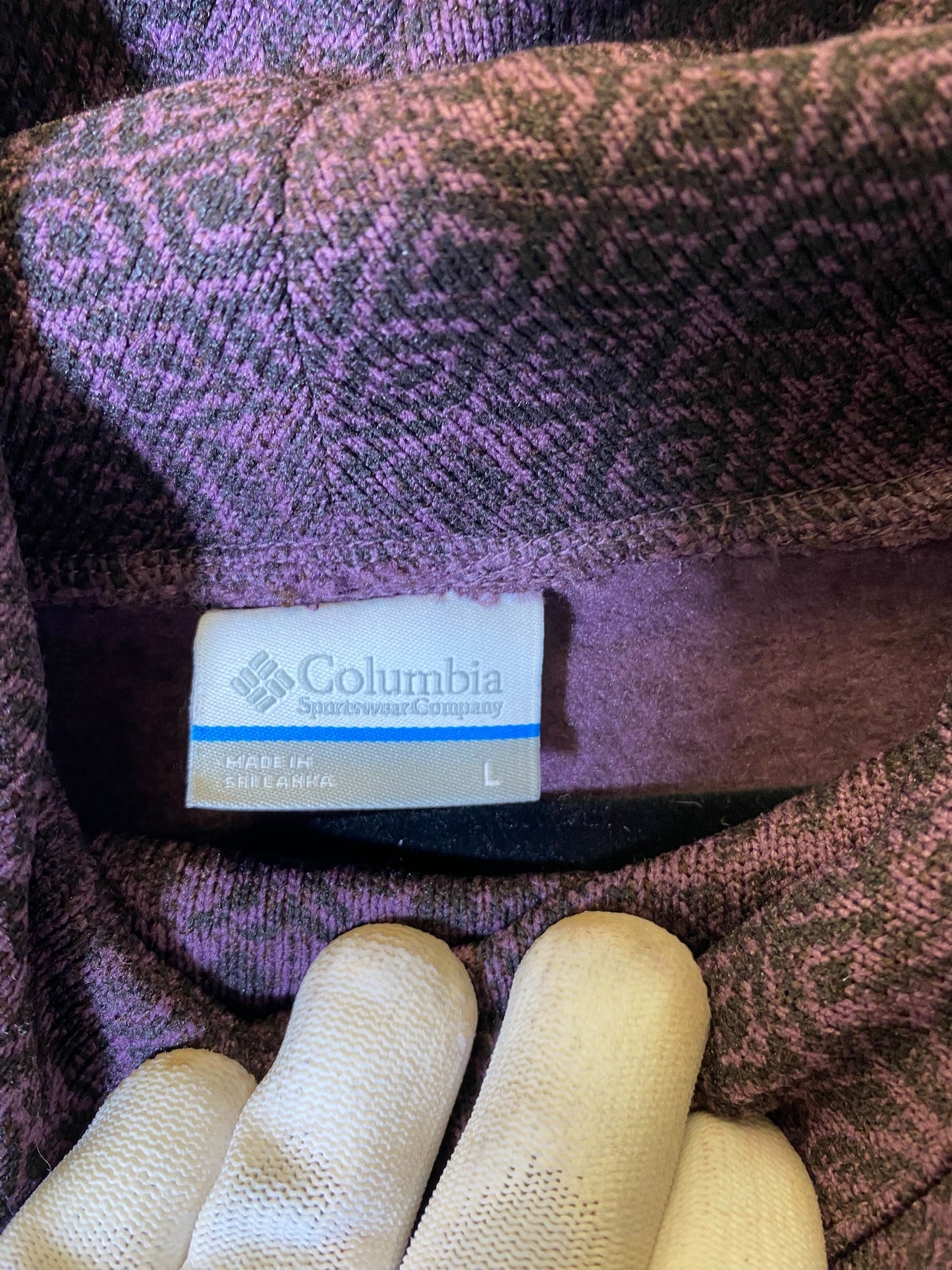 Sweater By Columbia In Purple, Size: L