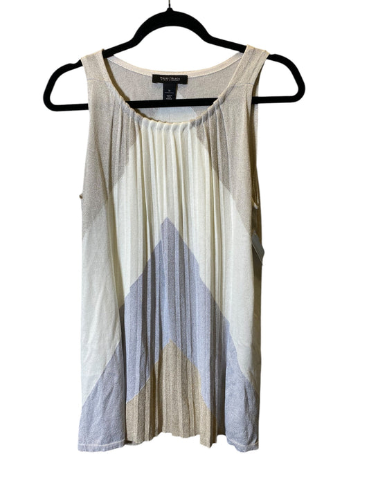 Top Sleeveless By White House Black Market In Multi-colored, Size: M