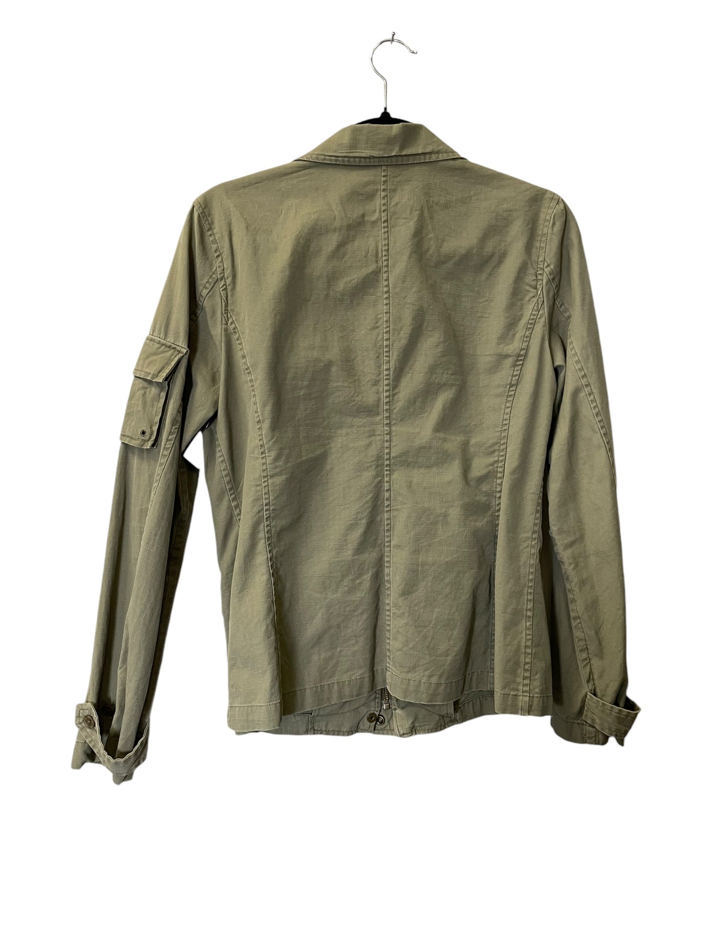 Jacket Moto By J. Crew In Green, Size: S