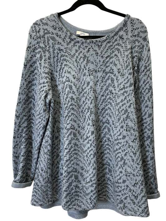 Sweater By Croft And Barrow In Blue, Size: Xl