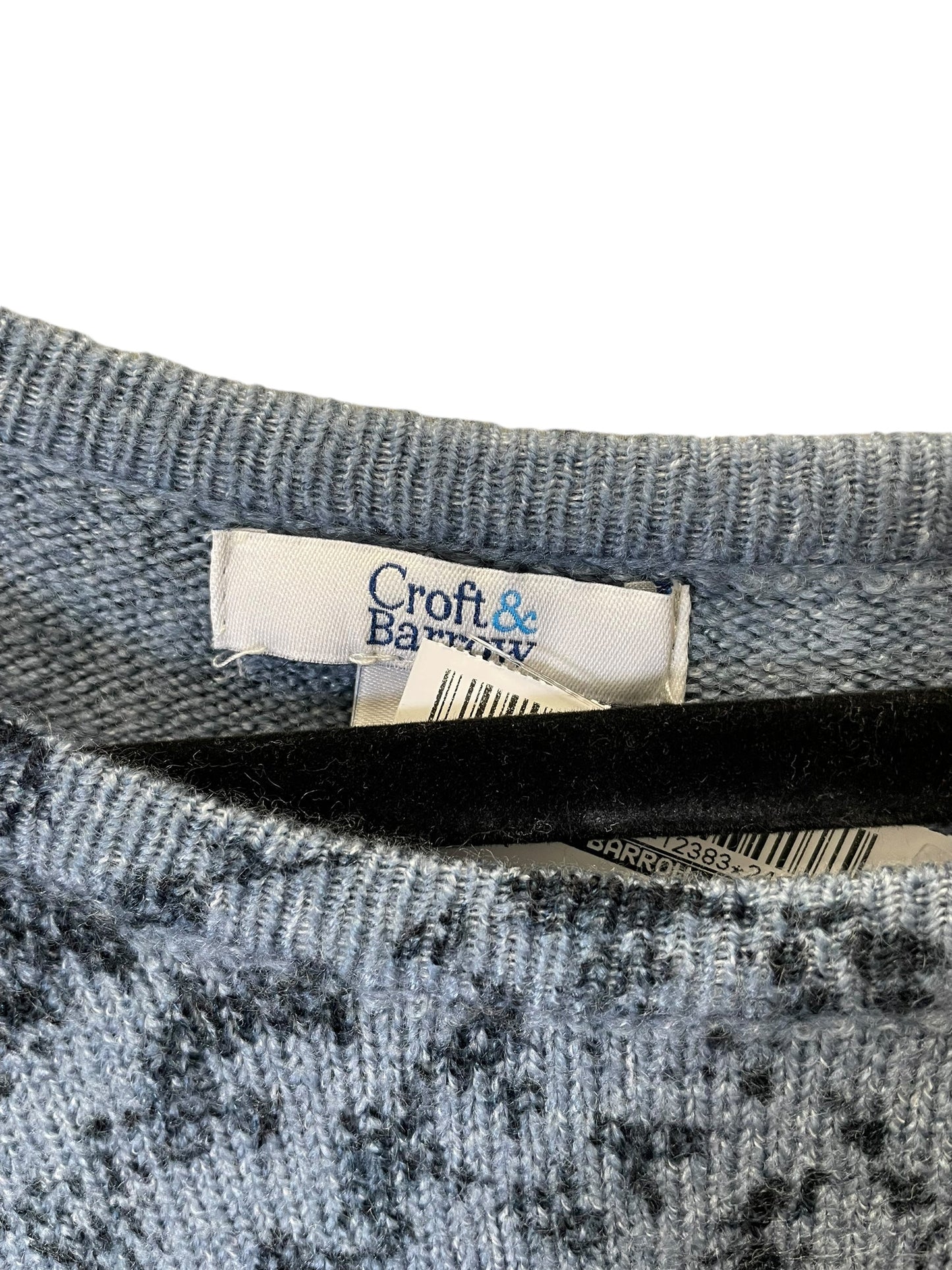 Sweater By Croft And Barrow In Blue, Size: Xl