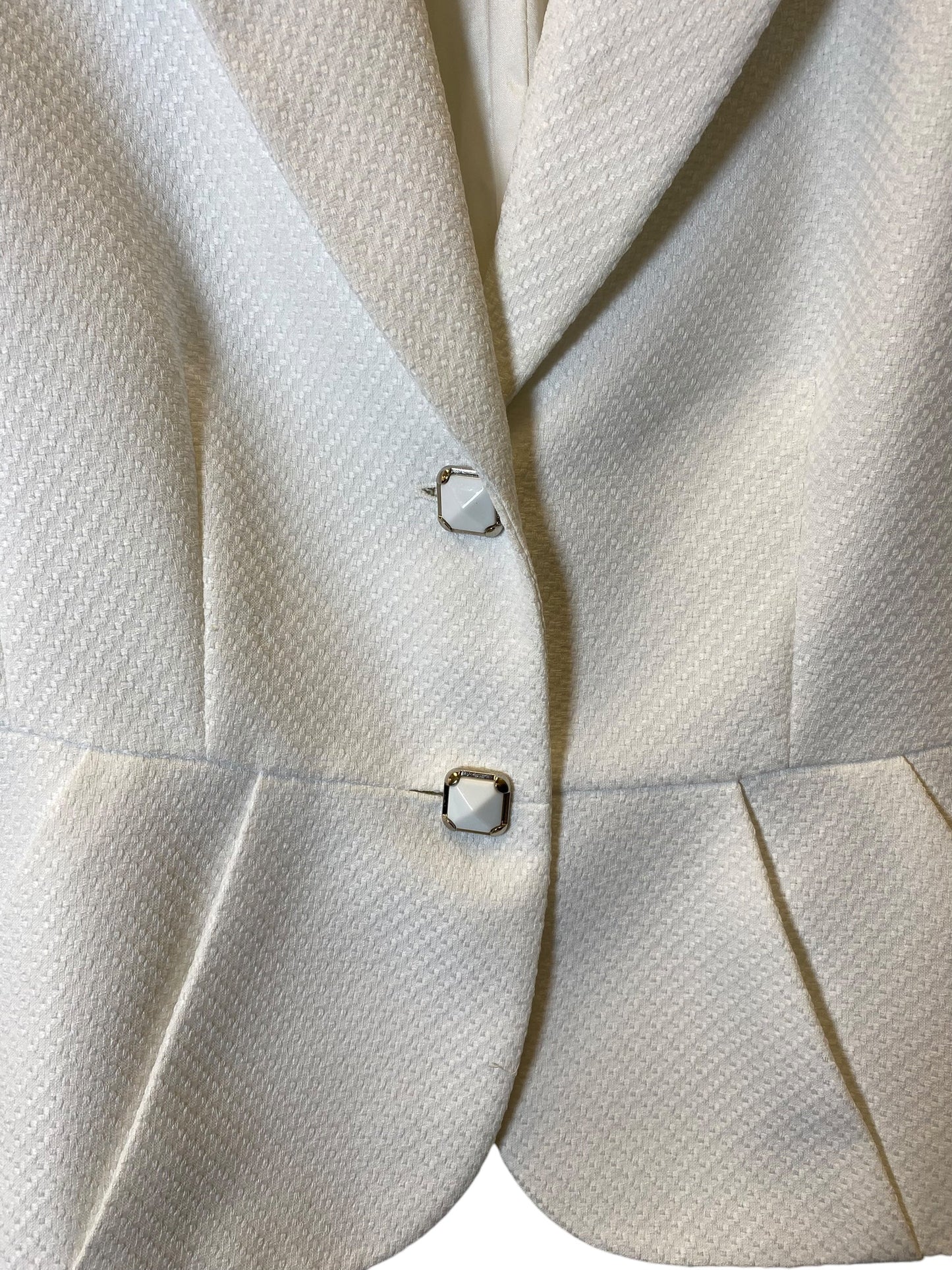 Blazer By Antonio Melani In White, Size: L