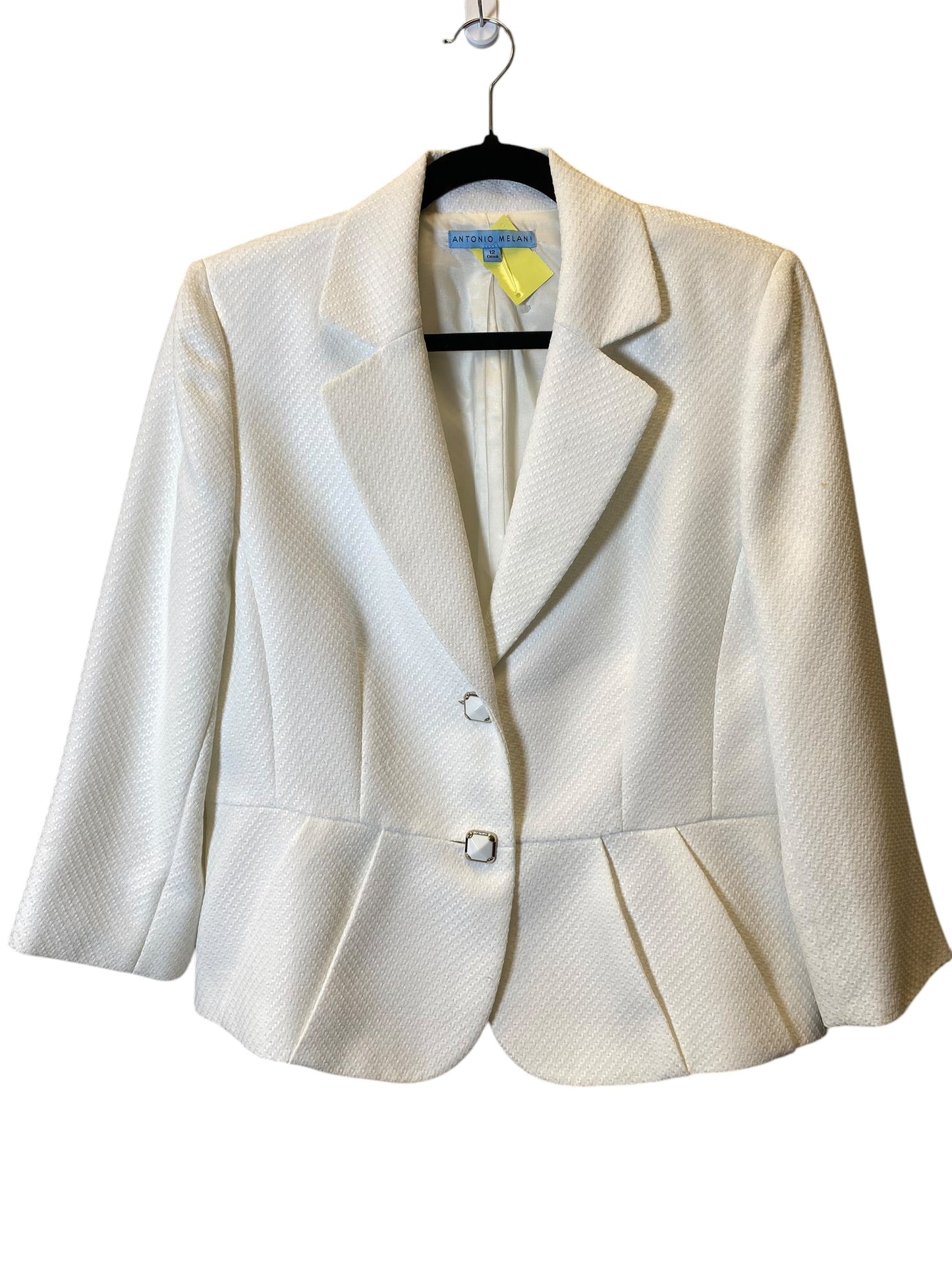 Blazer By Antonio Melani In White, Size: L