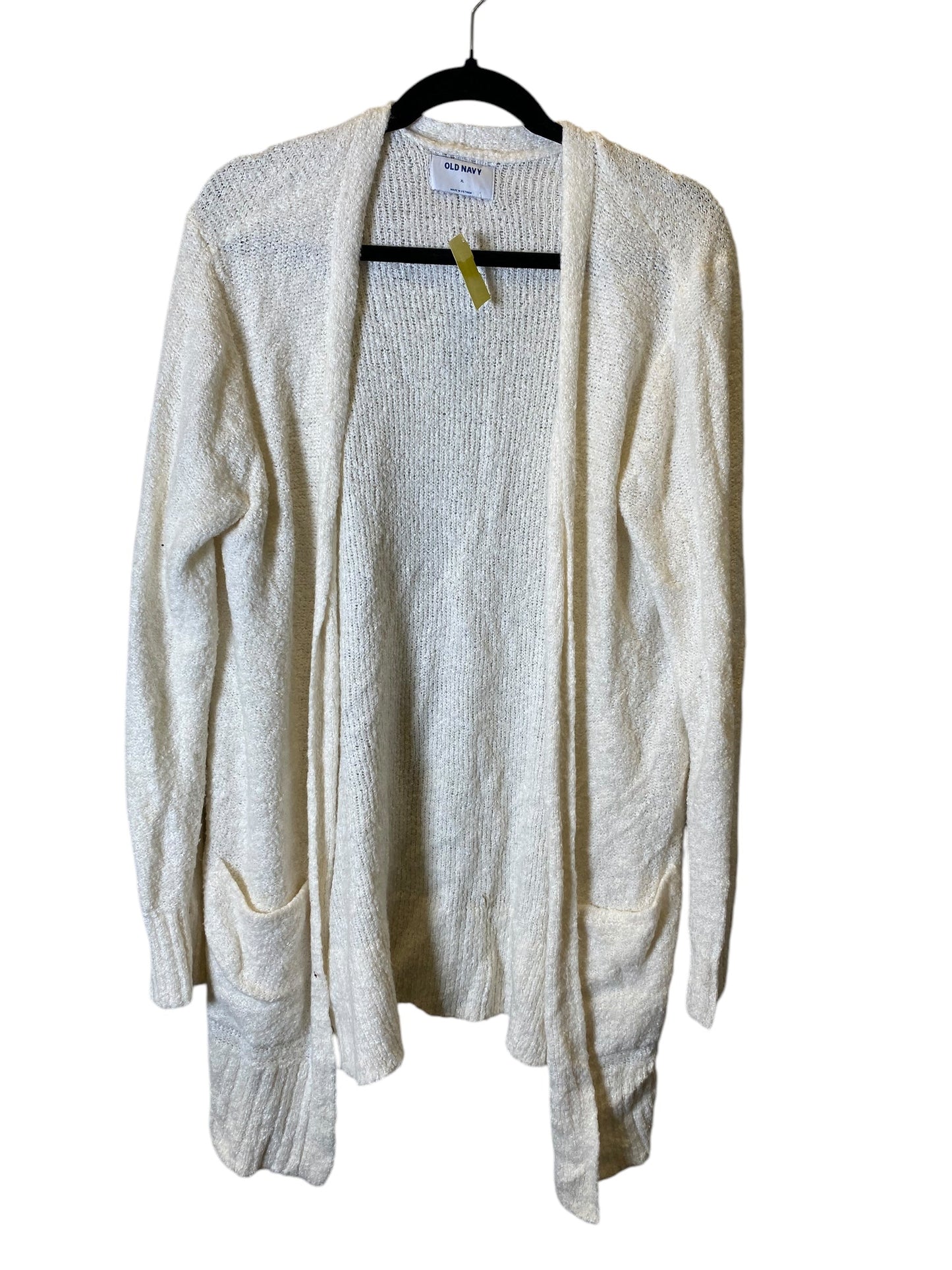 Cardigan By Old Navy In Cream, Size: Xl