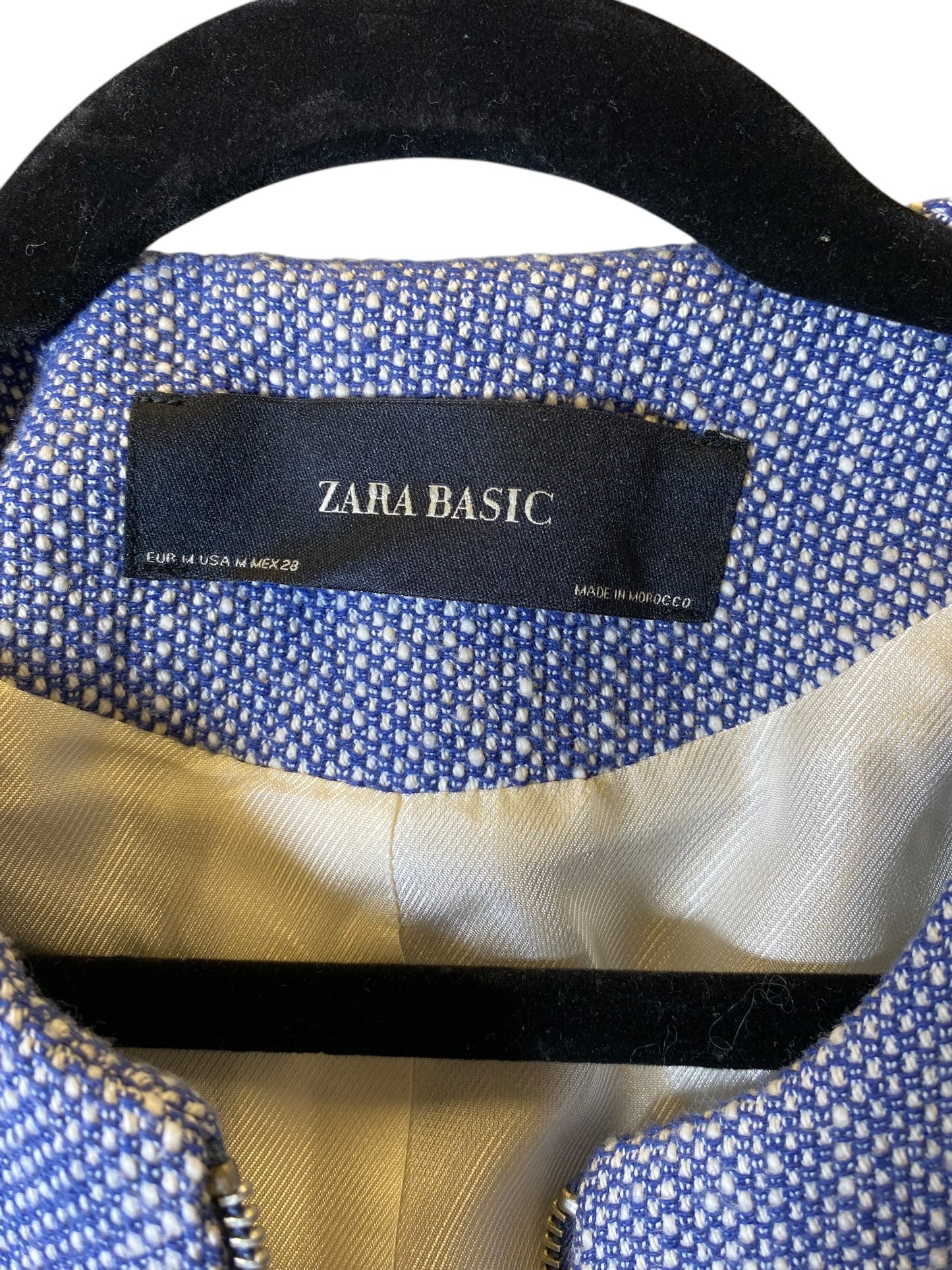 Blazer By Zara Basic In Blue, Size: M