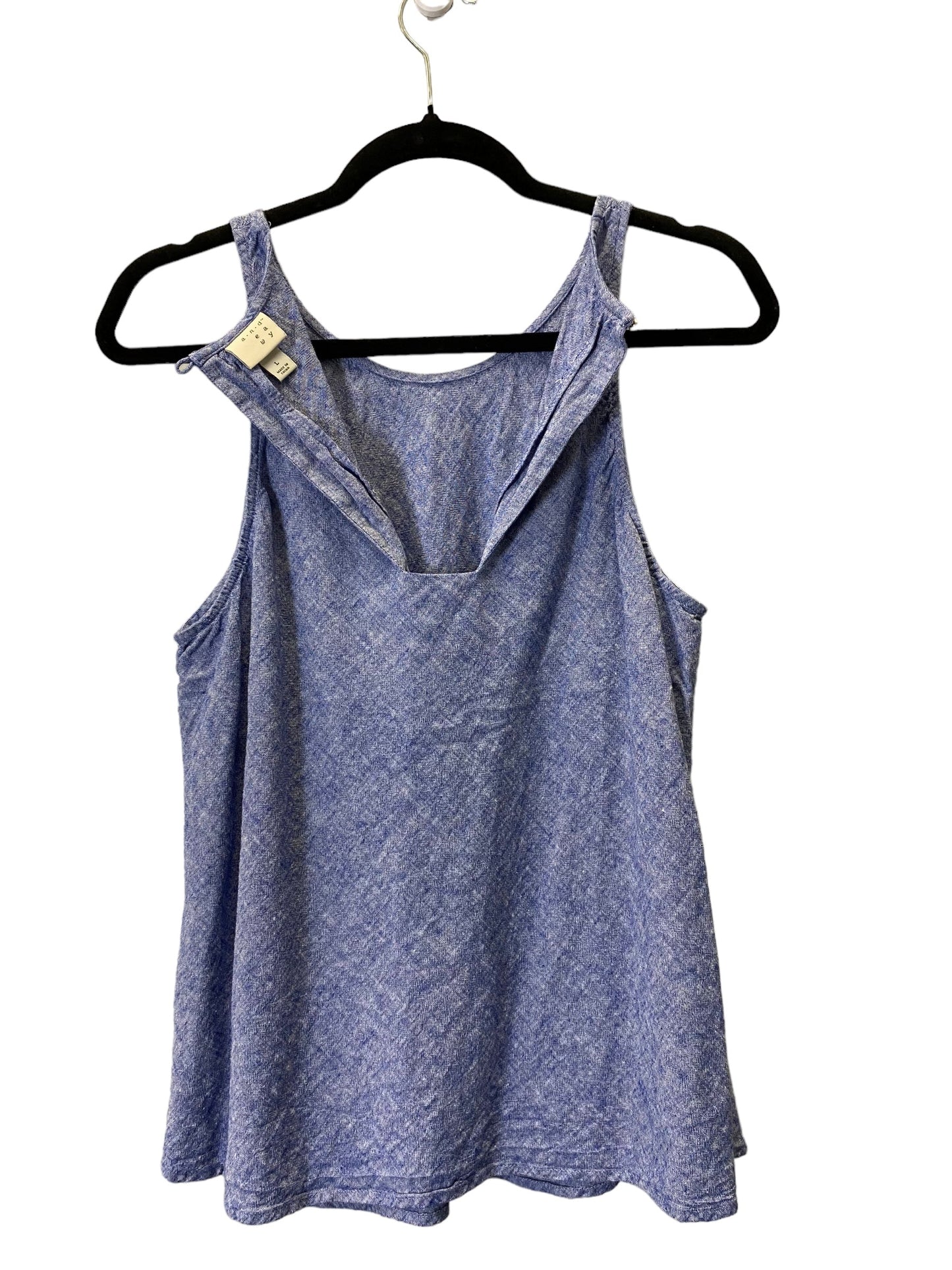 Blue Top Sleeveless A New Day, Size L