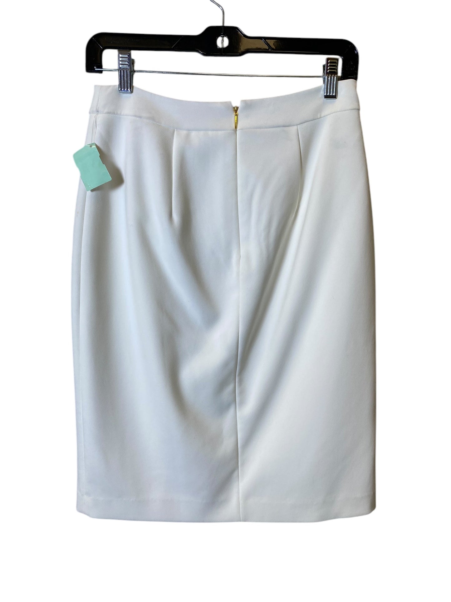 Skirt Mini & Short By Tahari By Arthur Levine In White, Size: 8